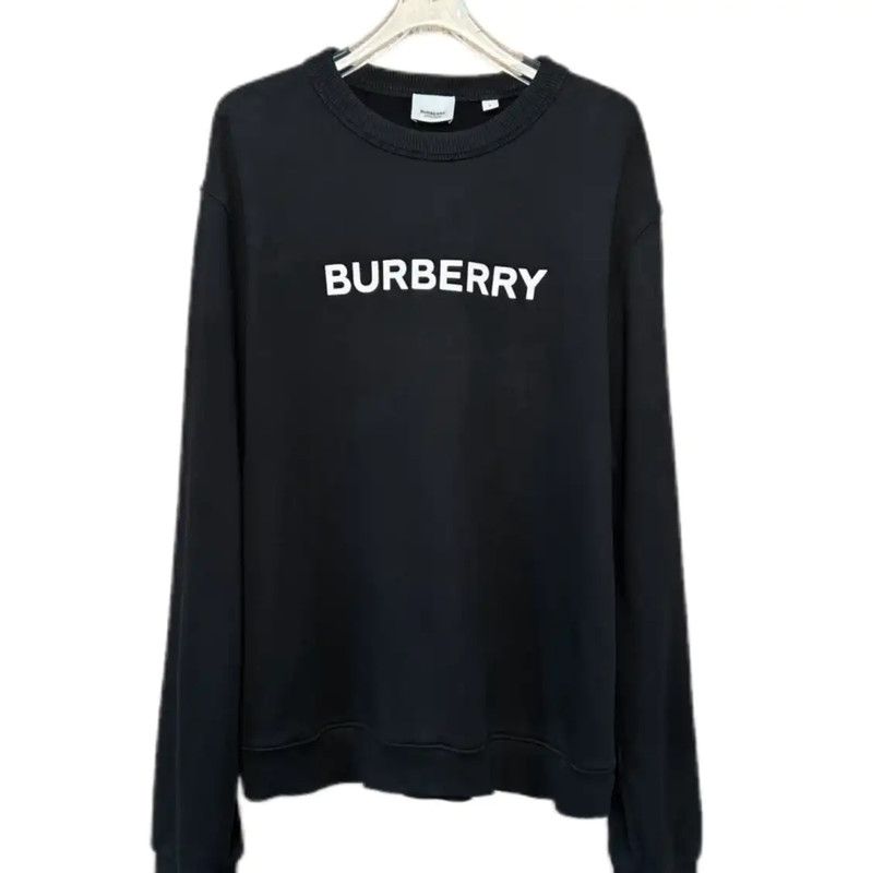 Burberry Burberry Black Cotton Men's Sweatshirt Size US M / EU 48-50 / 2 - 1 Thumbnail