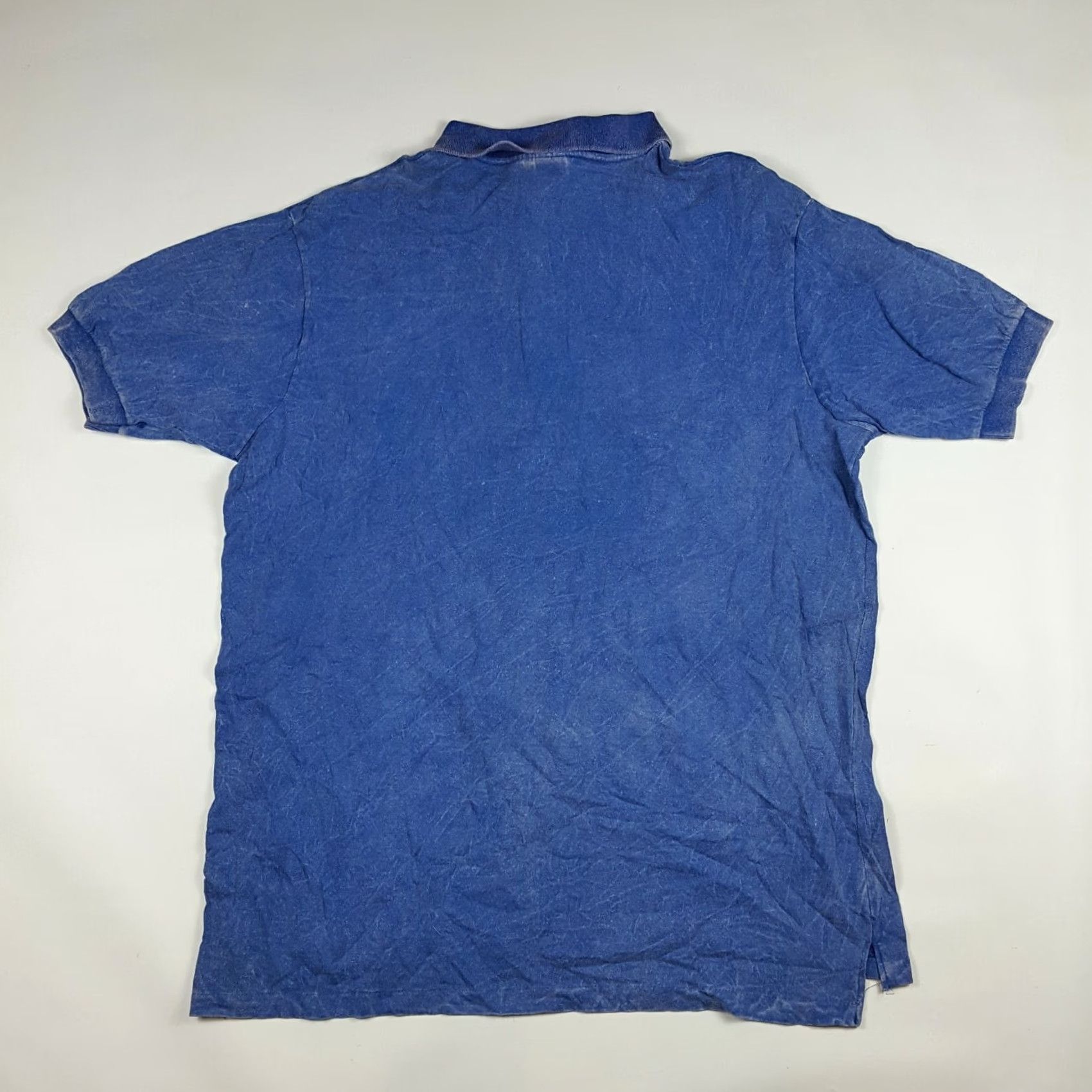Vintage VINTAGE Whang Polo Shirt Men 2XL Blue Collared Short Sleeve Knit 90s Grunge Surf Sports Regular Shirt Size US XXL / EU 58 / 5 - 4 Thumbnail