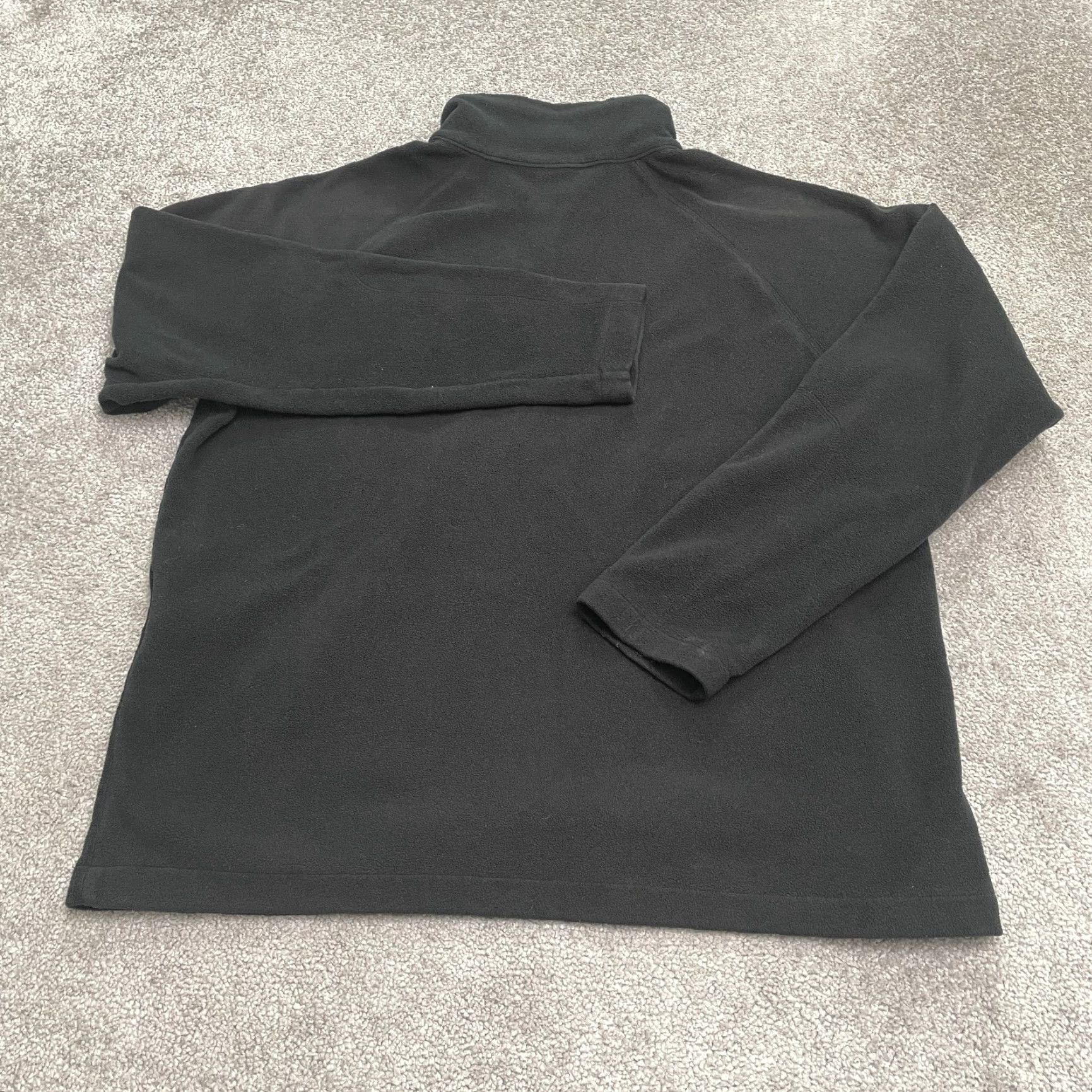 Vintage Columbia Fleece Jacket Womens Large Black 1/4 Zip Pockets Outdoor Hiking Casual Outdoorwear Ladies L Black 1/4 Zip Pocket Size L / US 10 / IT 46 - 2 Thumbnail