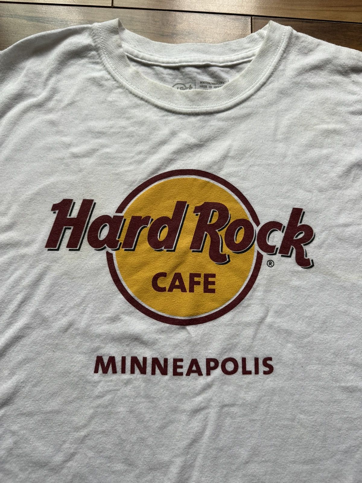 Hard Rock Cafe Hard Rock Cafe Minneapolis White Short Sleeve Tee Size US M / EU 48-50 / 2 - 3 Thumbnail