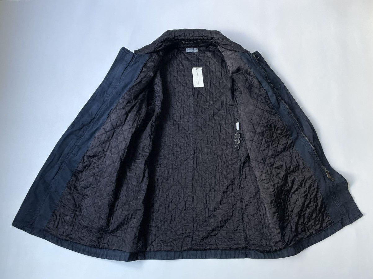 Dries Van Noten Quilted Collar Blue Utility Parka Size US L / EU 52-54 / 3 - 11 Thumbnail