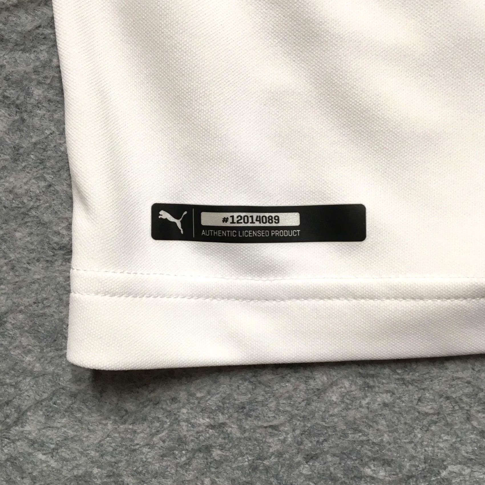Puma Italy National Team Shirt Mens Small White Puma DryCell Soccer Jersey FIGC Euro White Crew Neck Short Sleeve Polyester Spandex Vintage: No Mens Size US S / EU 44-46 / 1 - 2 Thumbnail