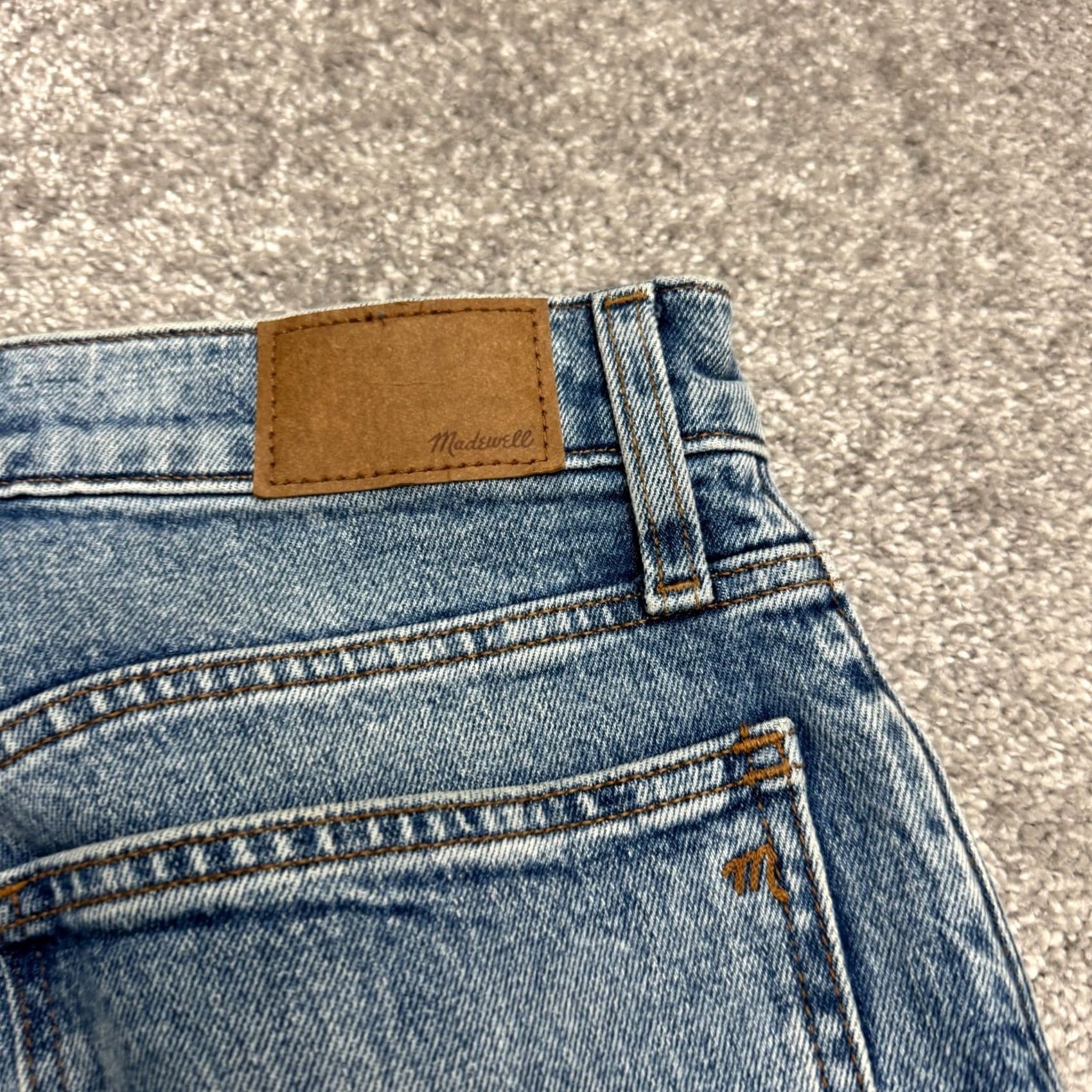 Madewell Madewell Jeans The Perfect Vintage Straight Denim Womens 27 High Rise Distressed Blue 5-Pocket Regular Fit City Grunge Classic Mens Womens Girls Size 27" / US 4 / IT 40 - 4 Thumbnail
