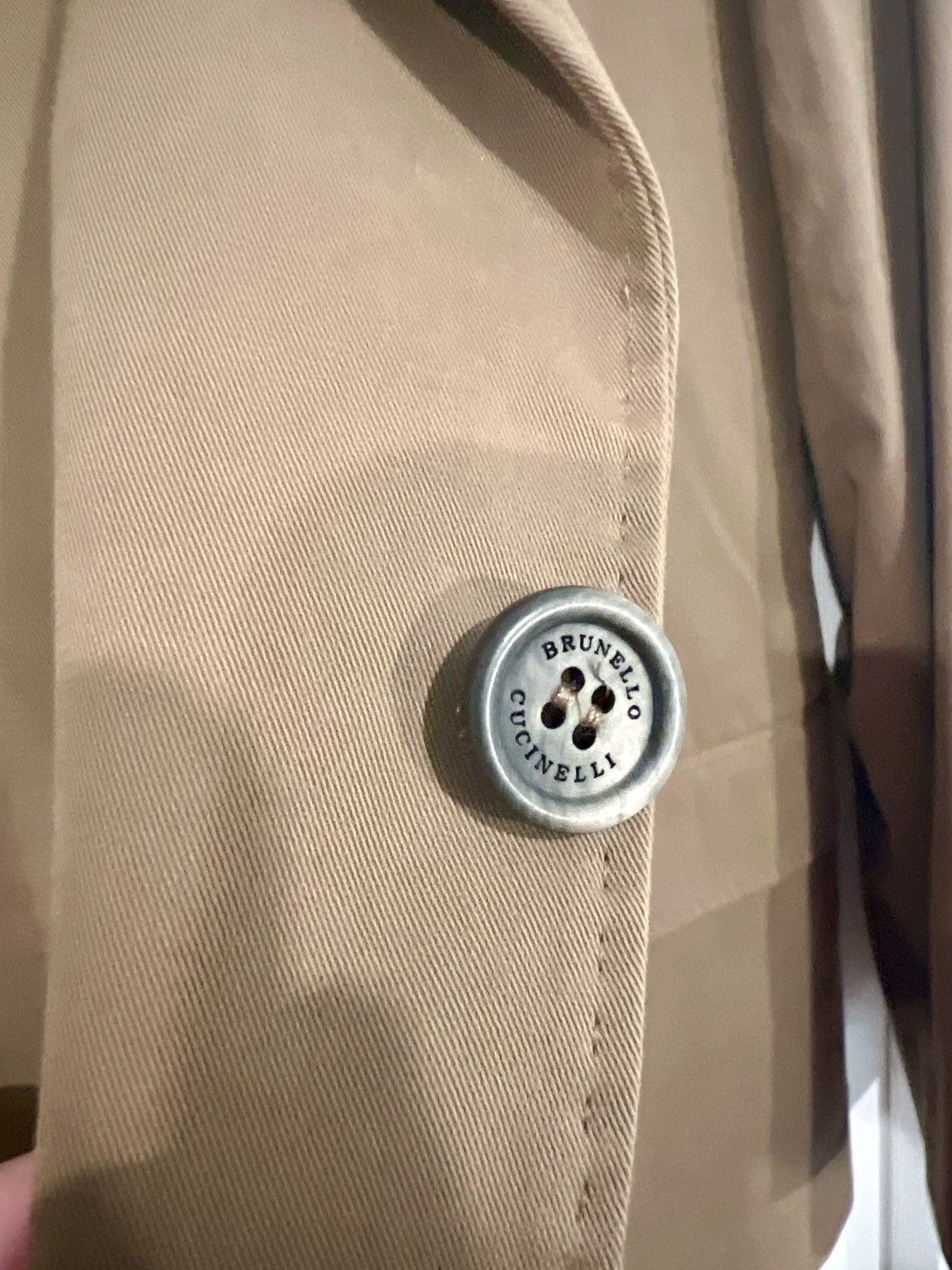 Brunello Cucinelli New Brunello Cucinelli Cashmere/Cotton Peak Lapel blazer Size 42R - 6 Thumbnail