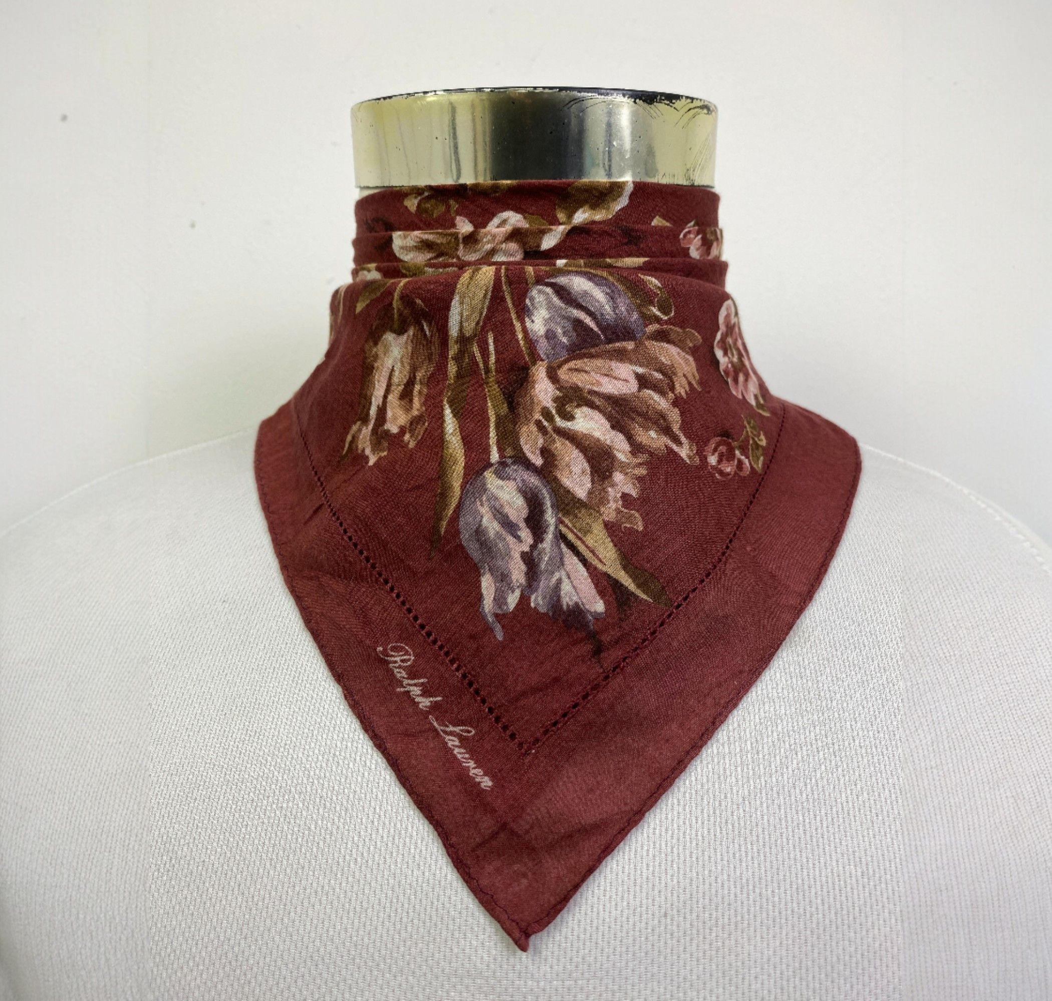 Ralph Lauren Vintage Ralph Lauren Handkerchief / Neckerchief HKC1030 Size ONE SIZE - 1 Thumbnail