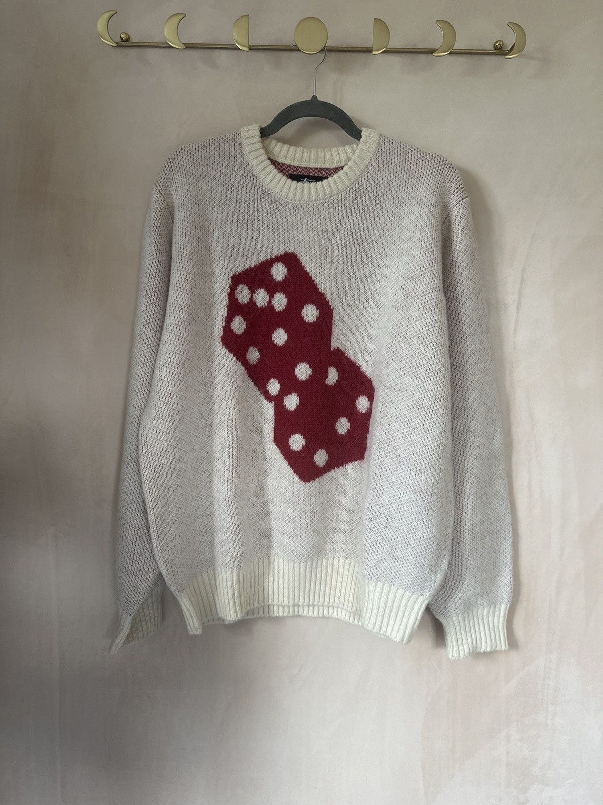 Stussy Stussy Dice Mohair Sweater S/L AW2021 Size US L / EU 52-54 / 3 - 1 Thumbnail