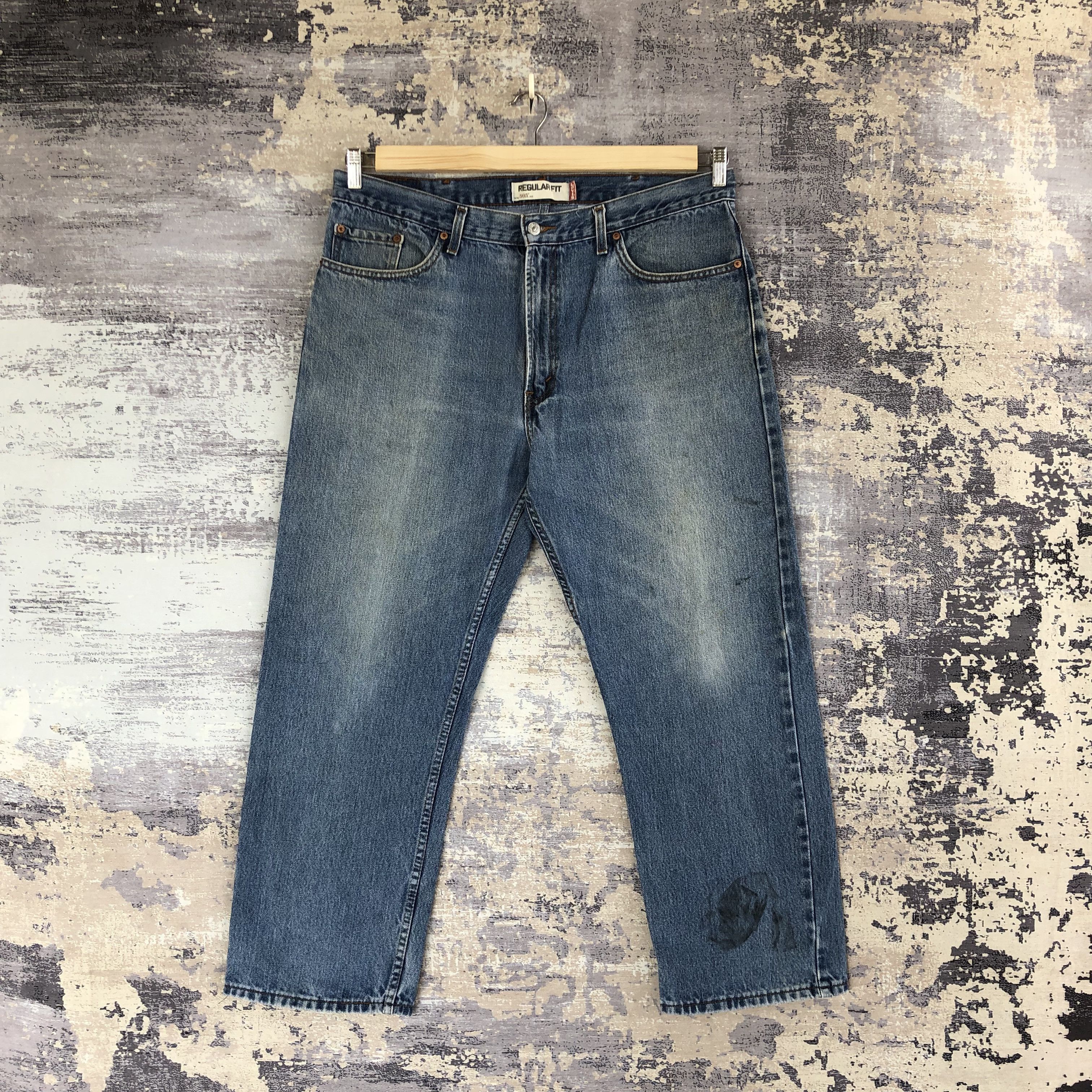 Levi's Vintage Levis 505 Faded Baggy Jeans Levi's Earth Tone Denim Size US 38 / EU 54 - 1 Thumbnail