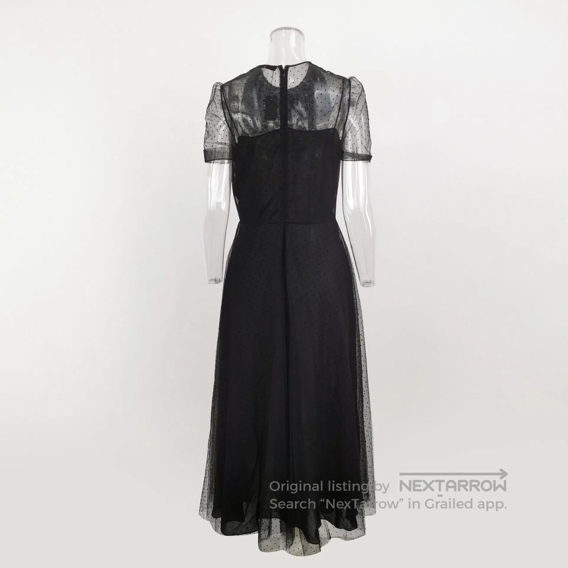 Dior Dior Polka Dot Puff Sleeve Long Dress US8. Size M / US 6-8 / IT 42-44 - 3 Thumbnail