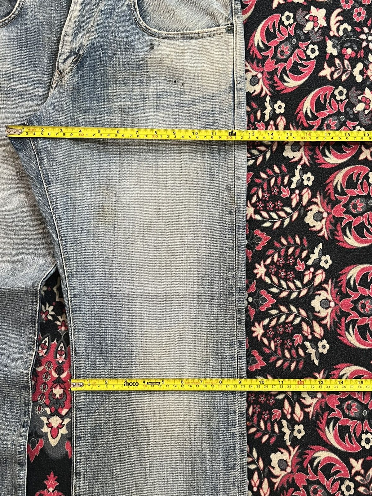 Edwin Vintage Edwin XVS Light Blue Washed Straight Leg Jeans Size US 32 / EU 48 - 14 Thumbnail