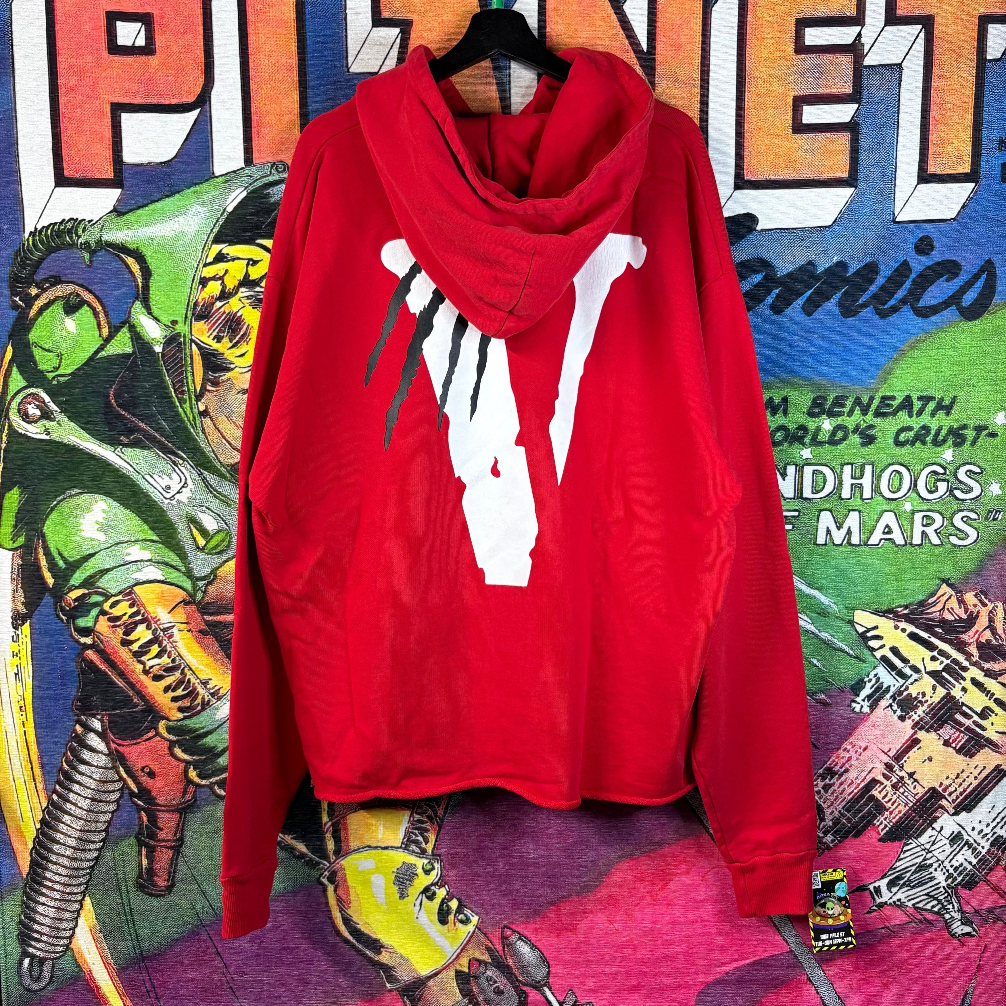 Vlone Vlone Red Panther Hoodie Size Large Size US L / EU 52-54 / 3 - 5 Thumbnail
