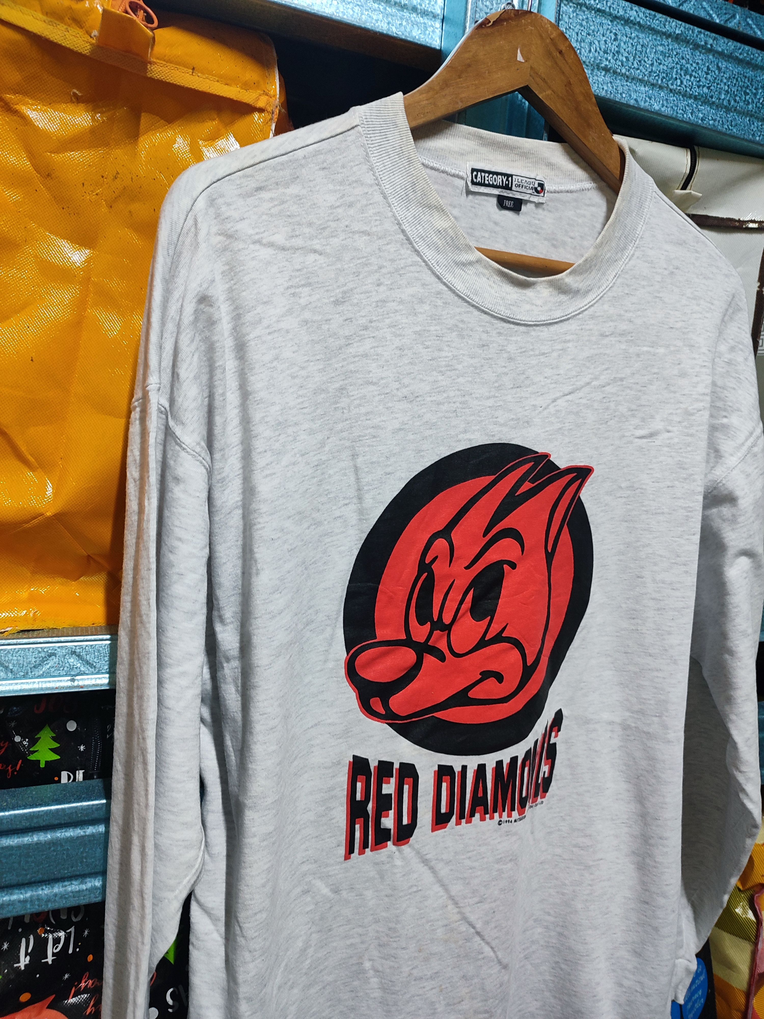 Japanese Brand × Vintage 🔥VINTAGE🔥 ©1994 Urawa Red Diamonds Long Sleeve Tshirt Size US L / EU 52-54 / 3 - 3 Thumbnail