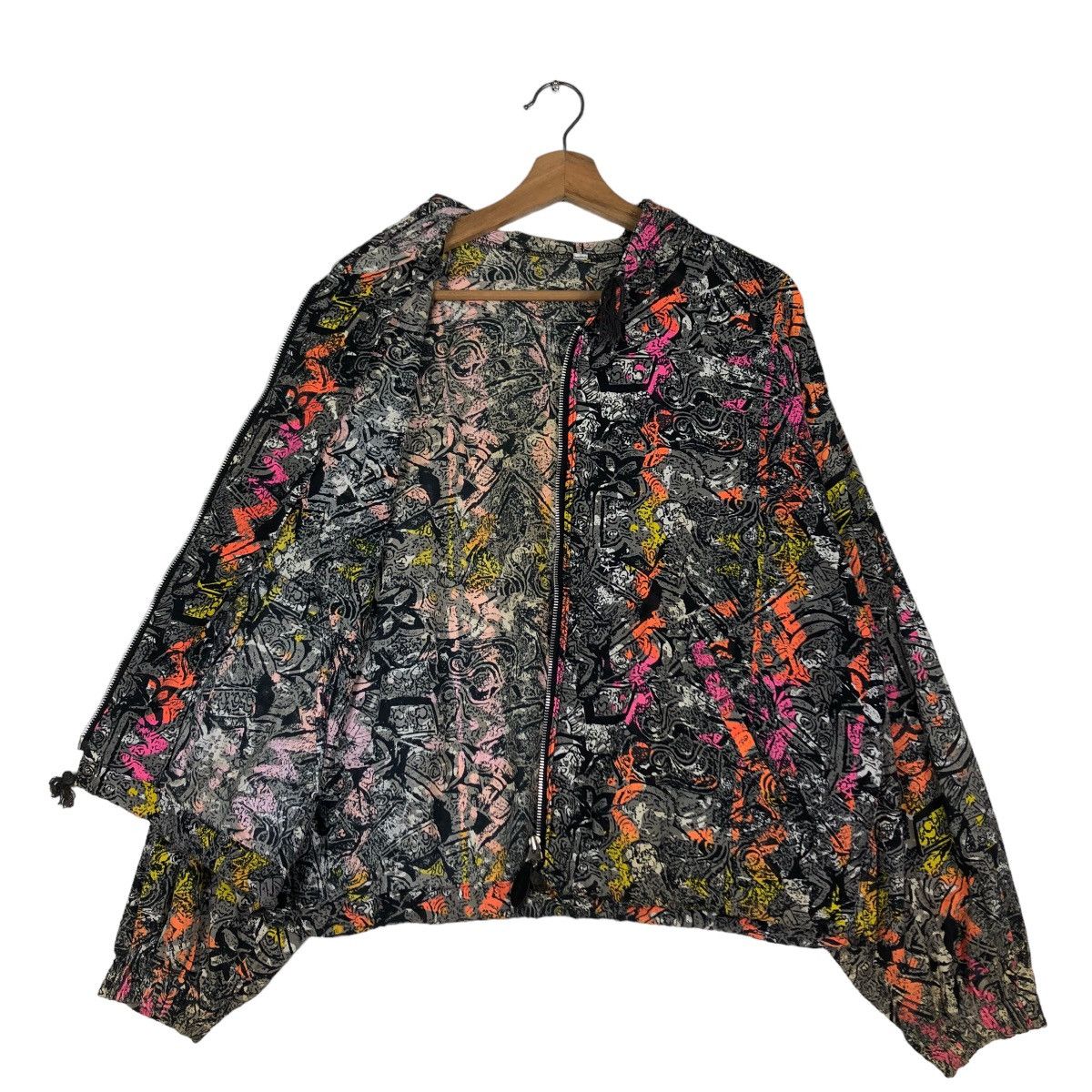 Hysteric Glamour 🔥Vintage Cropped Zipper Bomber Jacket Creation Cube Rare Size US L / EU 52-54 / 3 - 12 Thumbnail