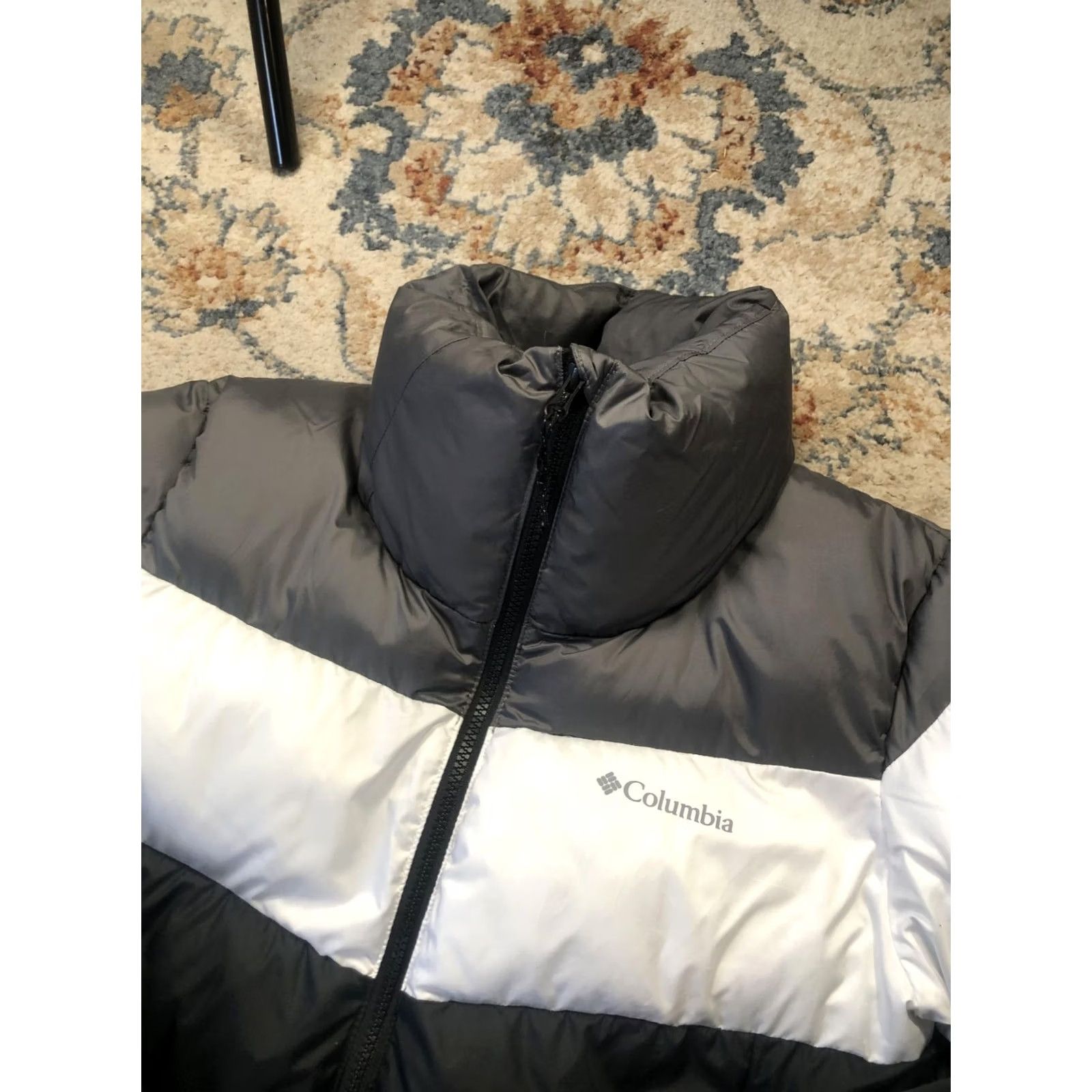 Vintage Columbia Jacket Women's Small Black Gray White Puffer Full Zip Insulated Warm Size S / US 4 / IT 40 - 6 Thumbnail