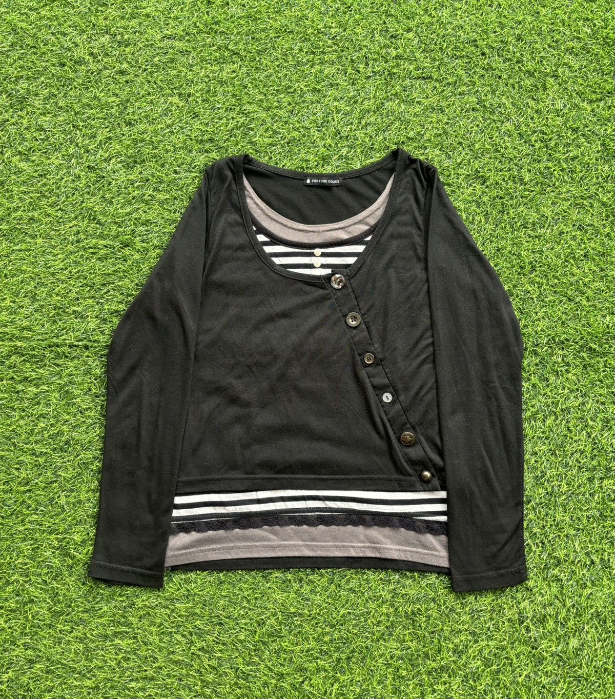 Hysteric Glamour Y2k Double Layer Fortune Cokies Longsleeve Size M / US 6-8 / IT 42-44 - 1 Thumbnail