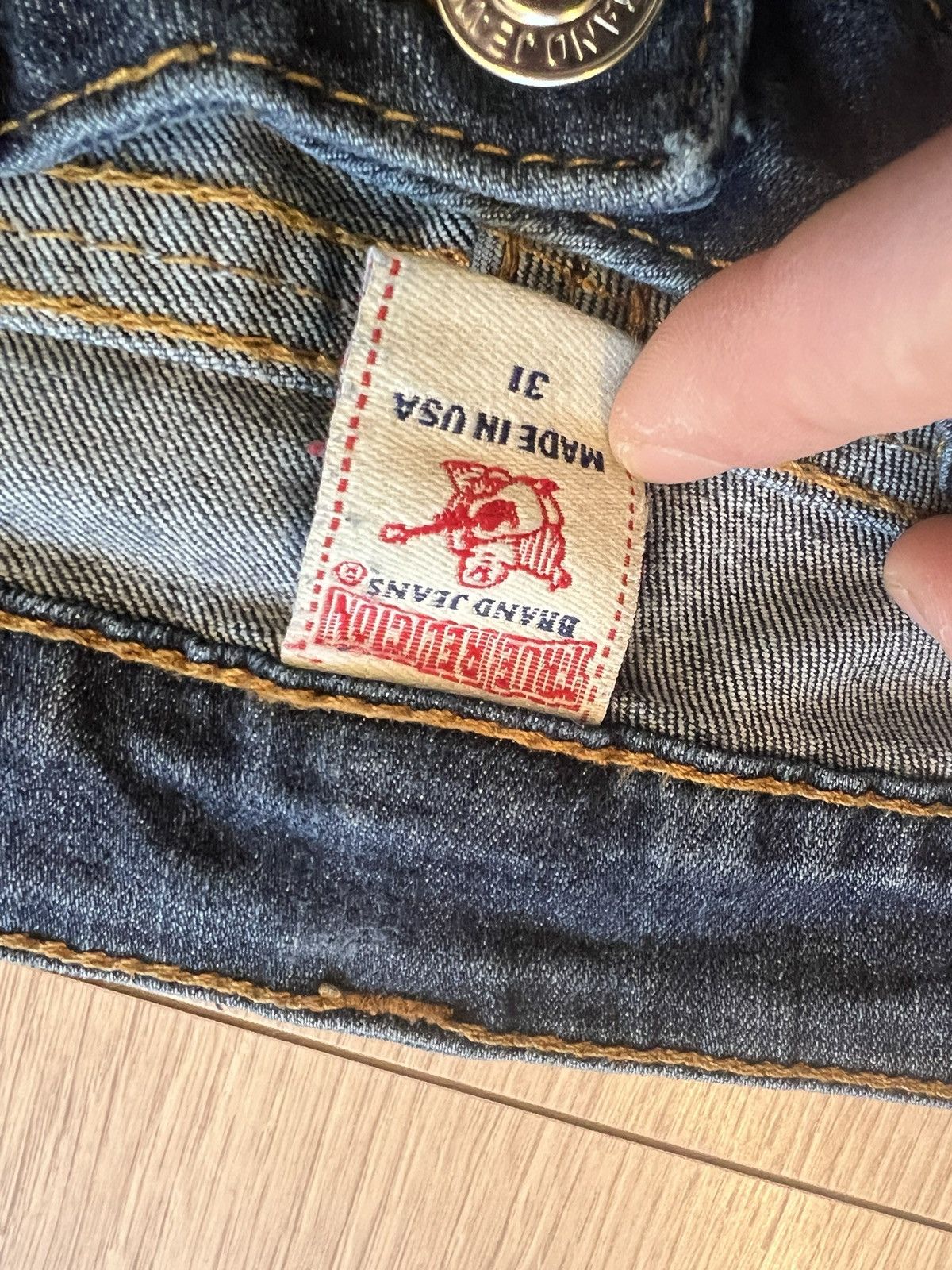 True Religion × Vintage Vintage True Religion Skinny Jeans Made In USA Denim Size US 31 - 4 Thumbnail