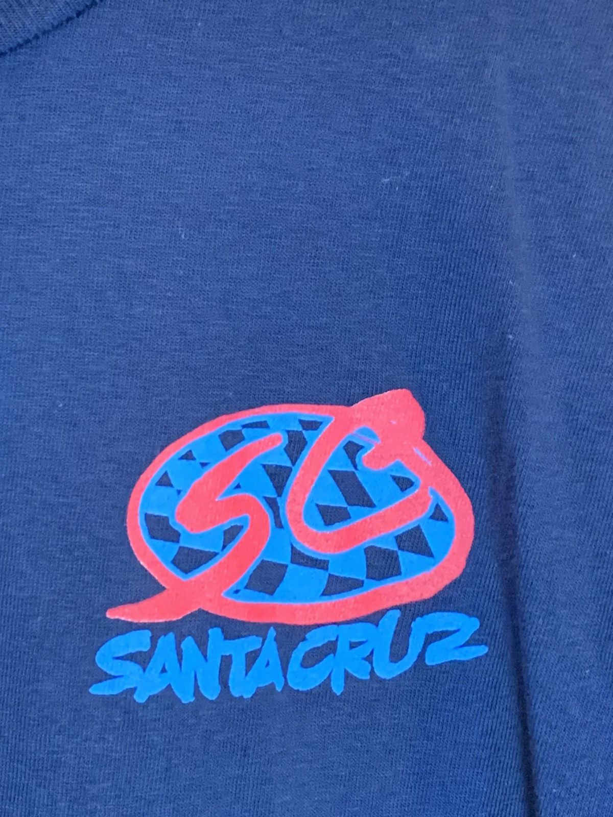 Santa Cruz Skateboards *RARE* Vintage Santa Cruz Skateboards NHS Skate Logo T-Shirt Size US L / EU 52-54 / 3 - 5 Thumbnail