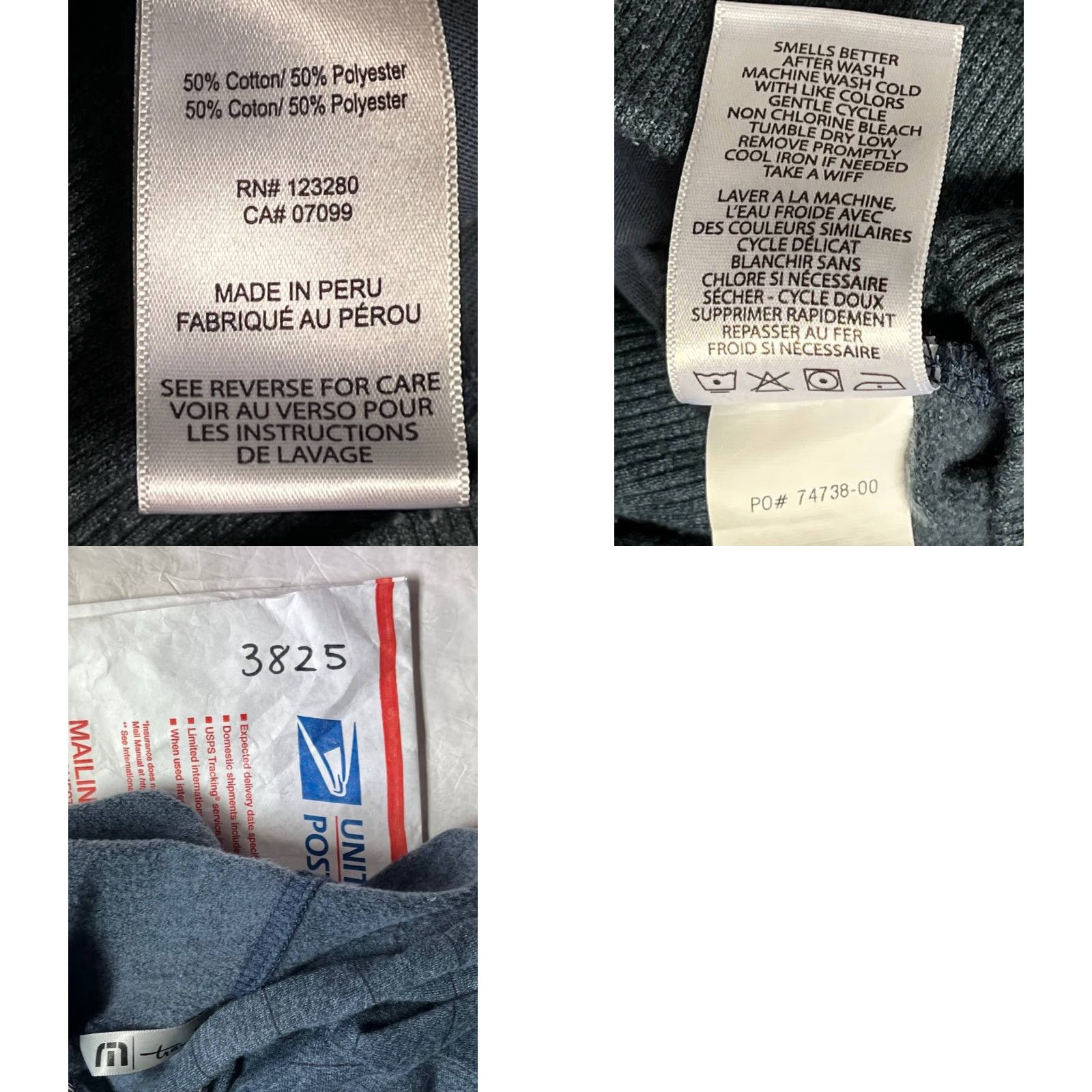 TravisMathew VINTAGE Travis Mathew Jacket Zip Hooded Sweatshirt Blue Men's Large See Stains Size US L / EU 52-54 / 3 - 9 Thumbnail