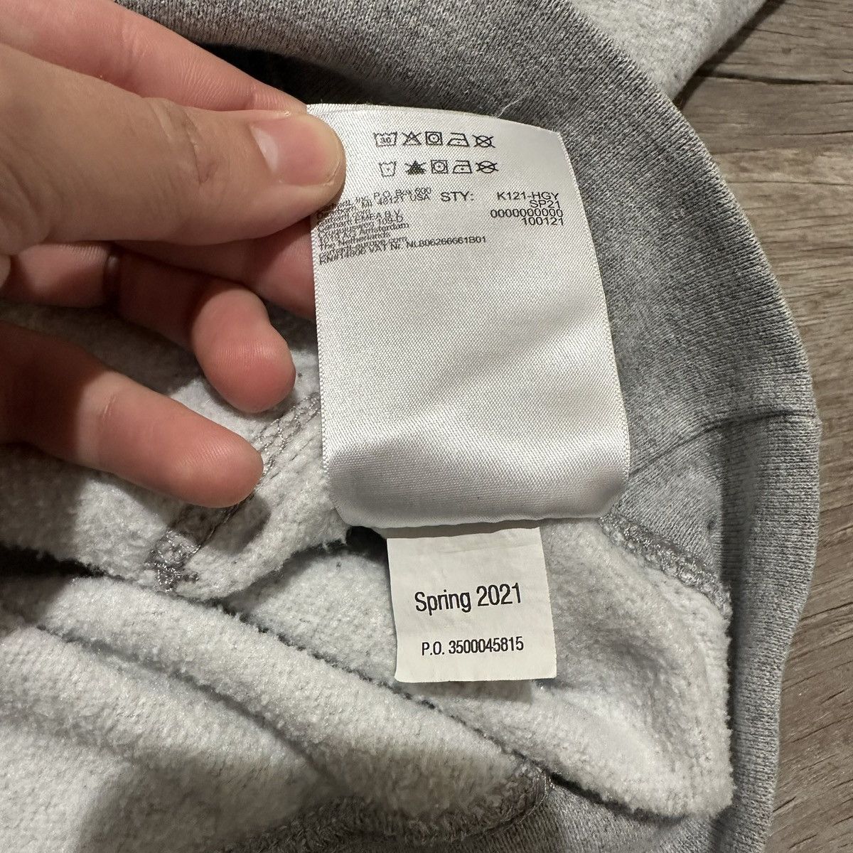 Carhartt Mens grey carhartt hoodie Size US S / EU 44-46 / 1 - 3 Thumbnail