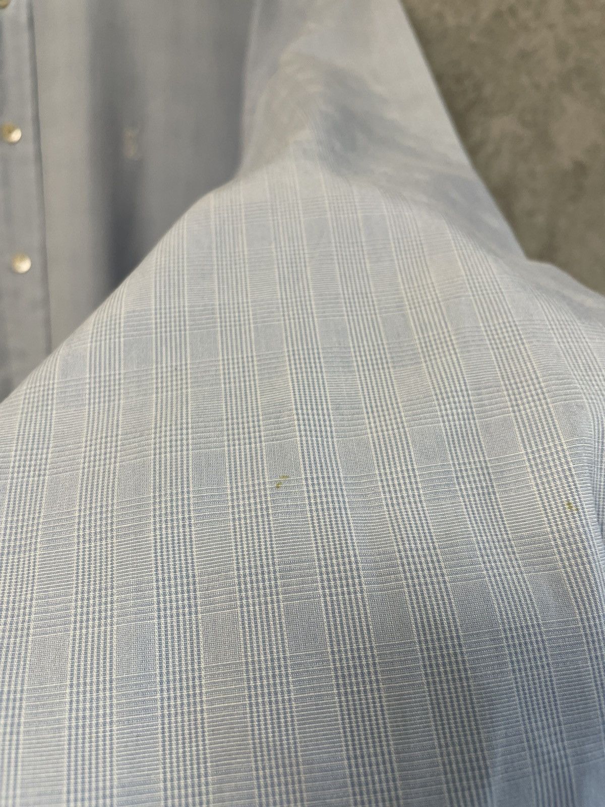 Yves Saint Laurent Vintage YSL Yves Saint Laurent Checkered Long Sleeve Shirt Size US L / EU 52-54 / 3 - 14 Thumbnail