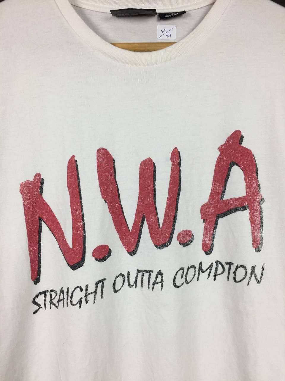 Band Tees Ruthless Records N.W.A Straight Outta Compton Gangsta RapTee Size US L / EU 52-54 / 3 - 3 Thumbnail