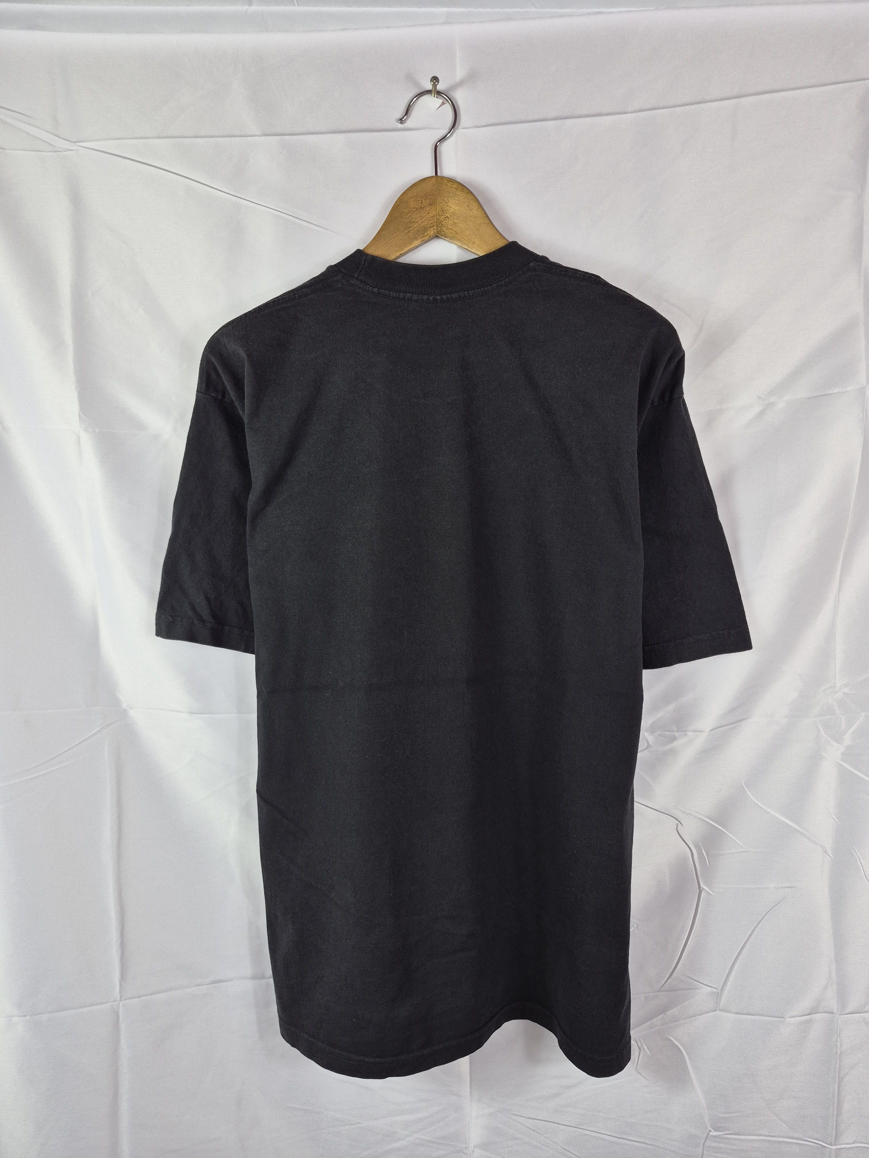 Vintage 🔥 Vintage Y2K Pro Club Plain Black Tee Size US XL / EU 56 / 4 - 4 Thumbnail