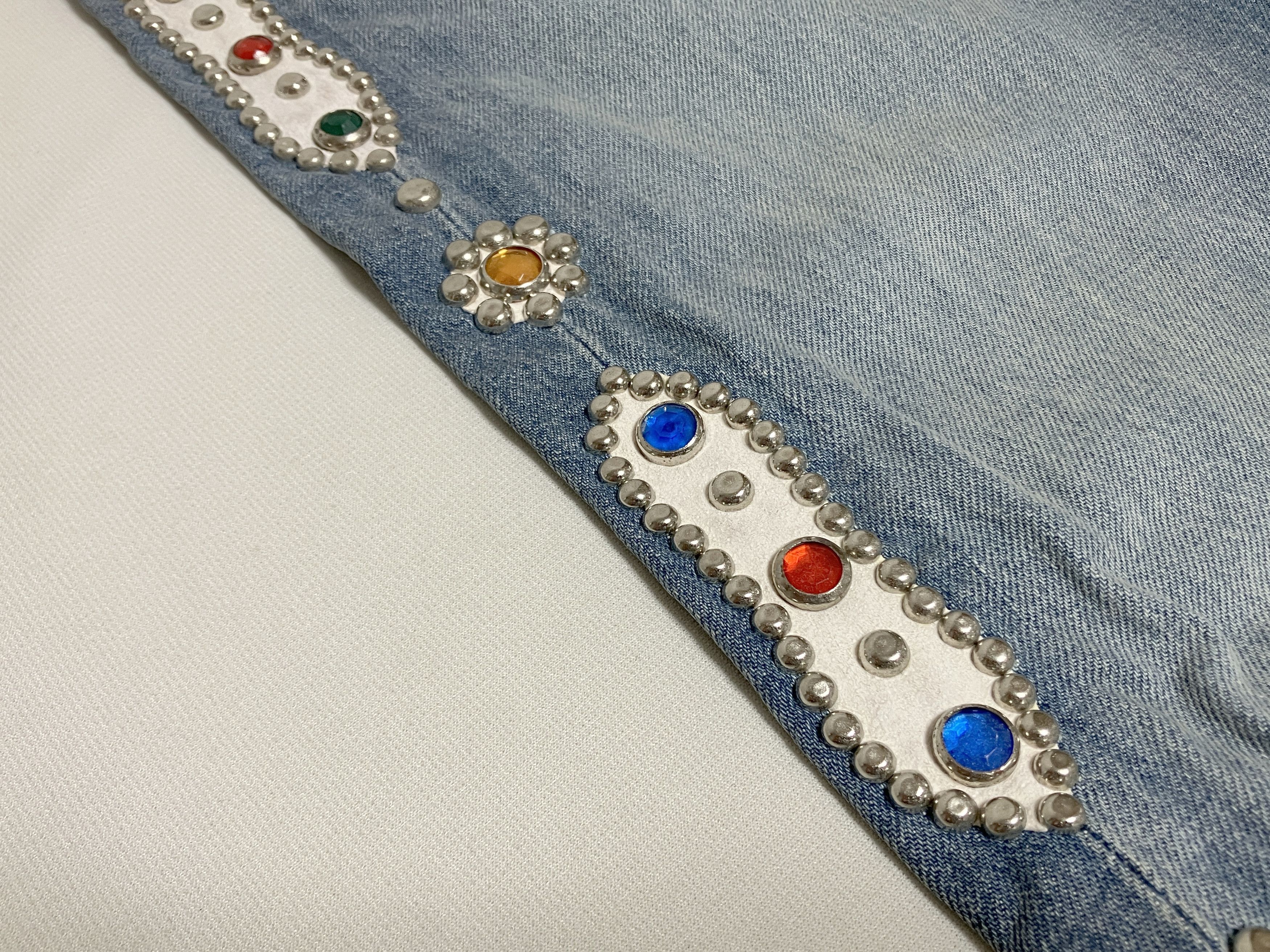 Kapital KAPITAL 14oz denim pants monkey cisco studs remake jeans 32 Size US 32 / EU 48 - 4 Thumbnail