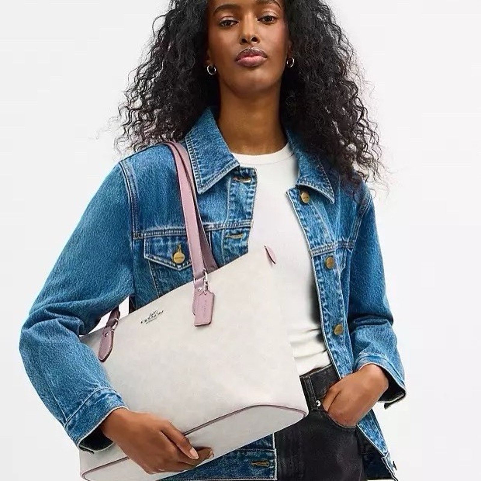 Coach NWT COACH Bundle CW381 Gallery Tote Bag&CW883 Zip Card Case Size ONE SIZE - 12 Thumbnail