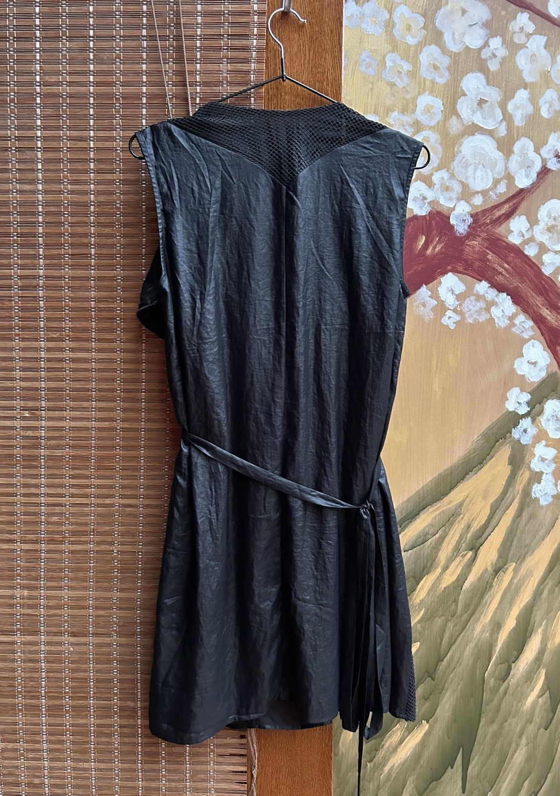 Diesel Diesel Black Sleeveless Cowl Neck Side Zip Mini Dress Size S / US 4 / IT 40 - 3 Thumbnail
