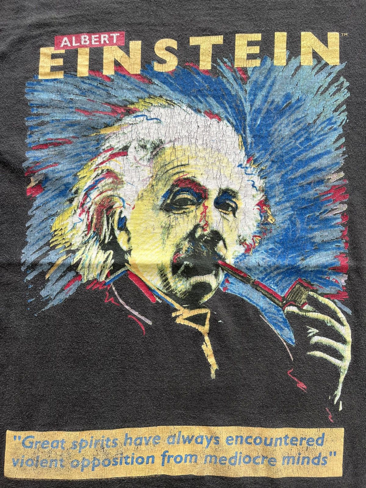 Vintage Albert Einstein t-shirt 1996’s Size US XL / EU 56 / 4 - 2 Thumbnail