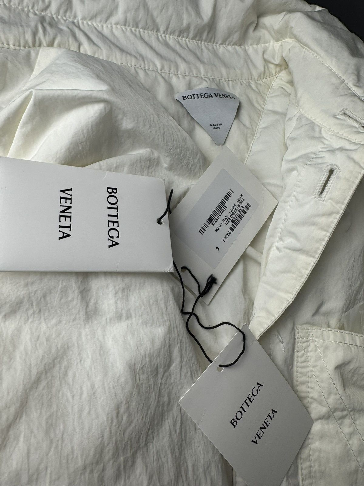 Bottega Veneta Bottega Veneta Technical Padded Shirt Nylon Overshirt (S) Size US S / EU 44-46 / 1 - 13 Thumbnail