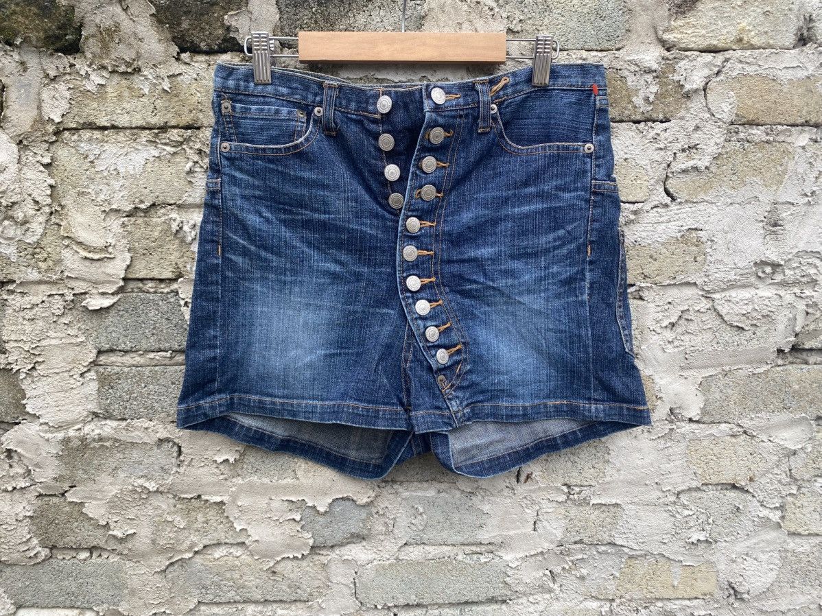 Issey Miyake × Zucca Zucca Denim Shorts Size 31" - 1 Thumbnail
