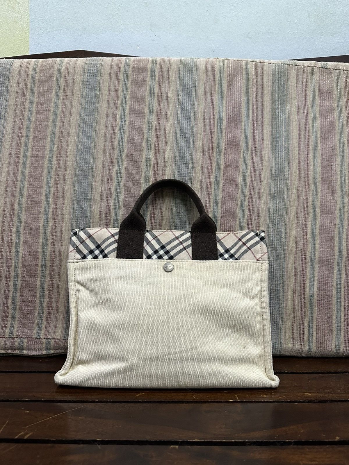 Burberry Burberry Blue Label Mini Tote Bag Size ONE SIZE - 7 Thumbnail