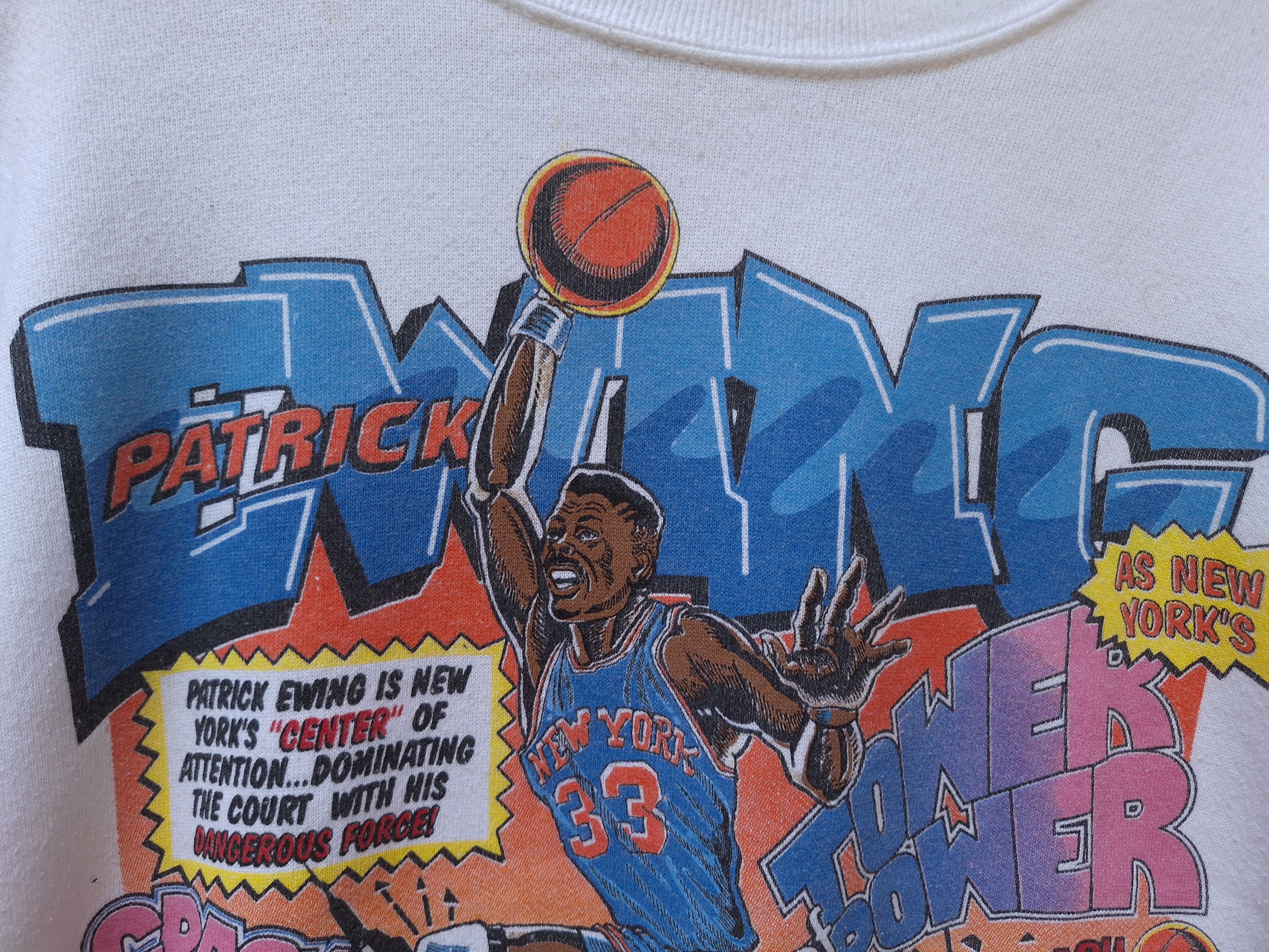NBA × Vintage Vintage Patrick Ewing NBA Sweatshirt white Size US L / EU 52-54 / 3 - 4 Thumbnail