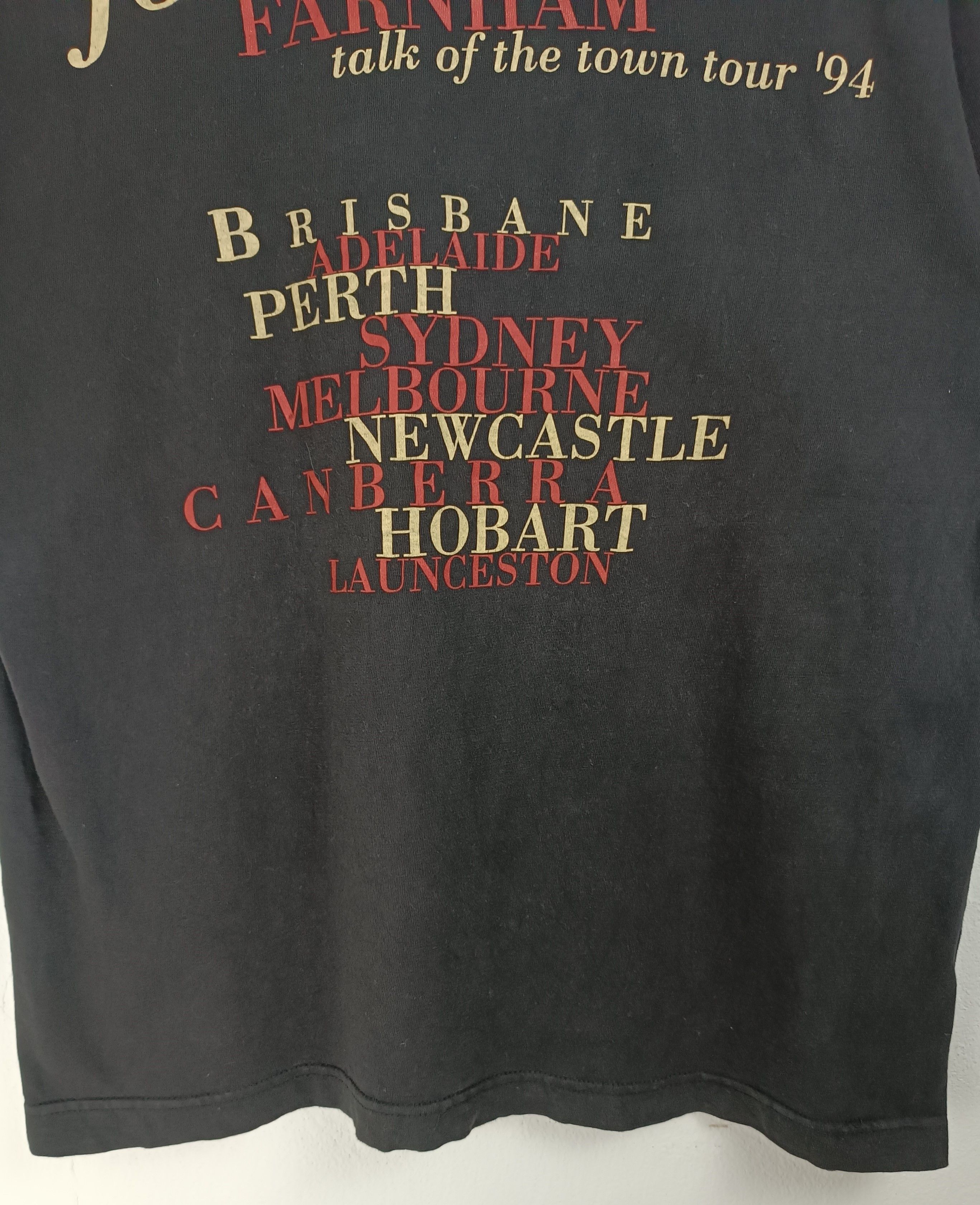Band Tees VINTAGE '94 JOHN FARNHAM TALK OF THE TOWN TEE aussie celine Size US L / EU 52-54 / 3 - 13 Thumbnail