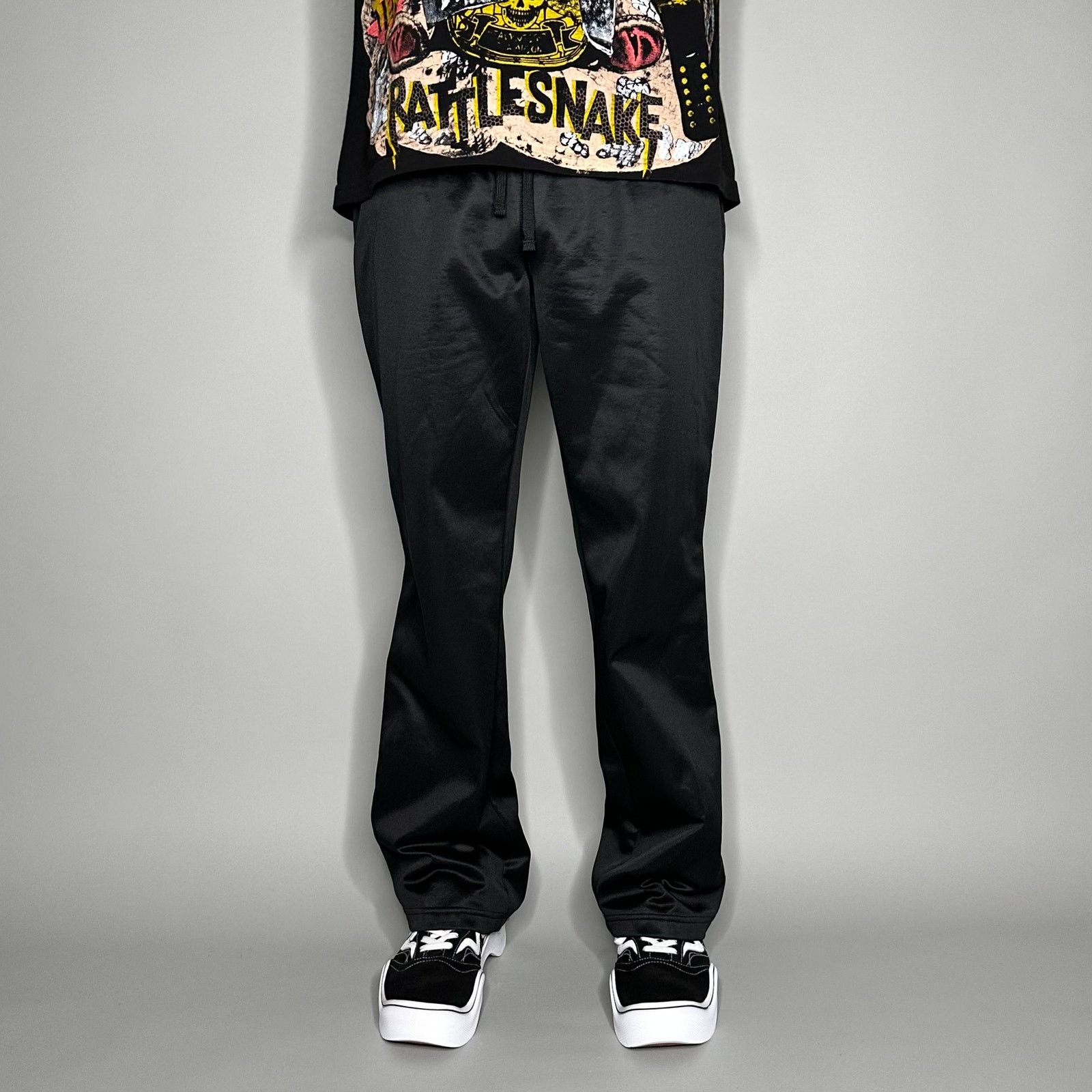 Reebok Vintage Y2K Reebok Sweatpants Mens L Relaxed Fit Black Grey Size US 34 / EU 50 - 2 Thumbnail
