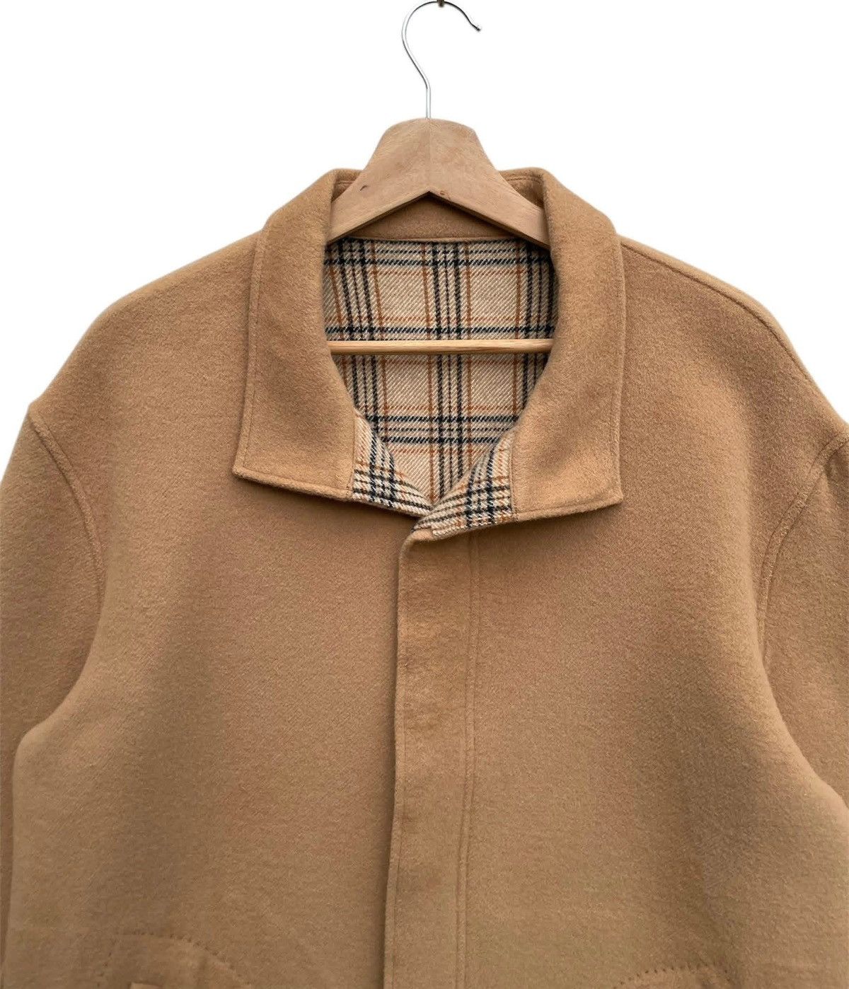 DAKS RARE🔥 Daks Wool Overcoat With a Classic Check Lining Size US M / EU 48-50 / 2 - 4 Thumbnail