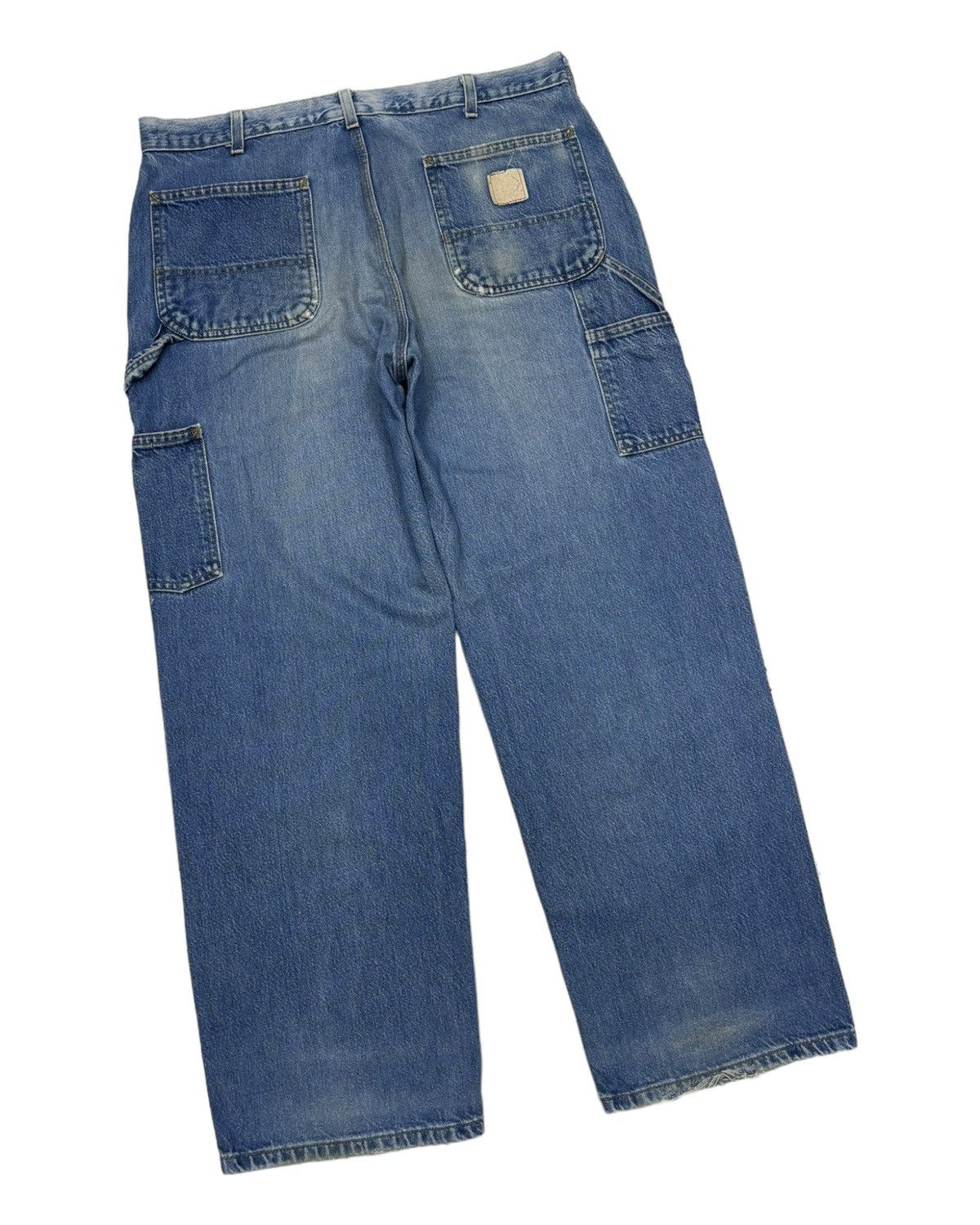 Carhartt VINTAGE CARHARTT BAGGY CARPENTER JEANS Size US 36 / EU 52 - 3 Thumbnail
