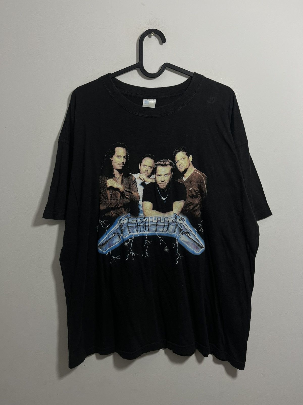 Band Tees × Metallica × Vintage Metallica 00s Vintage Metal Rock Band Artists Print Tshirt Size US XL / EU 56 / 4 - 2 Thumbnail