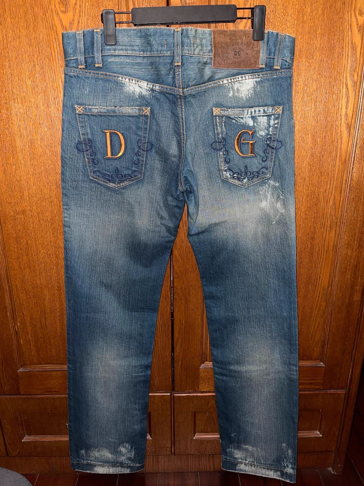 Dolce & Gabbana Dolce&Gabbana men's straight jeans 48 IT white wash Size US 32 / EU 48 - 2 Thumbnail
