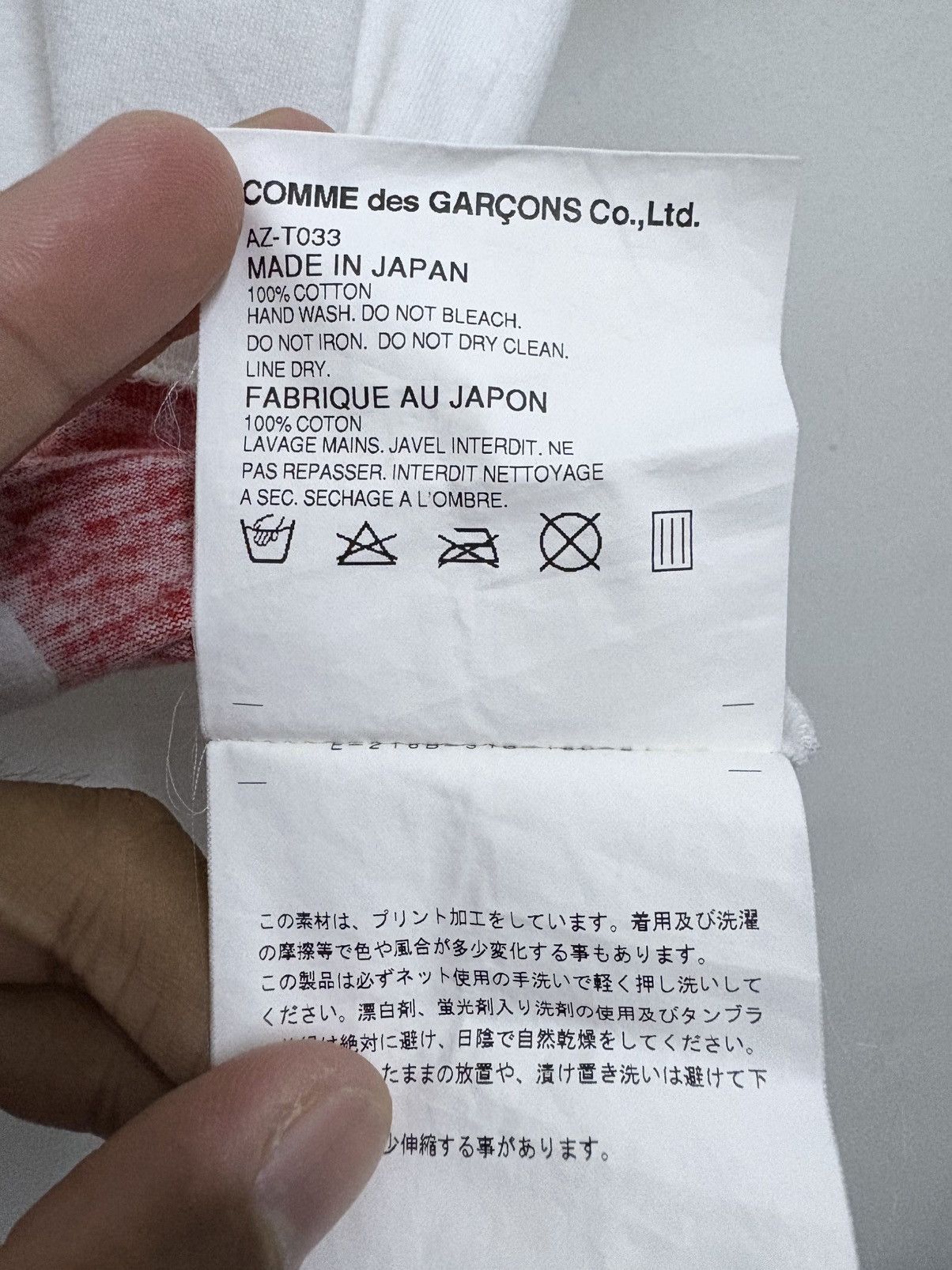 Comme des Garcons PLAY AD2008 Comme des Garcons PLAY Half Heart Down Logo T-Shirt Size XXS / US 00 / IT 34 - 9 Thumbnail