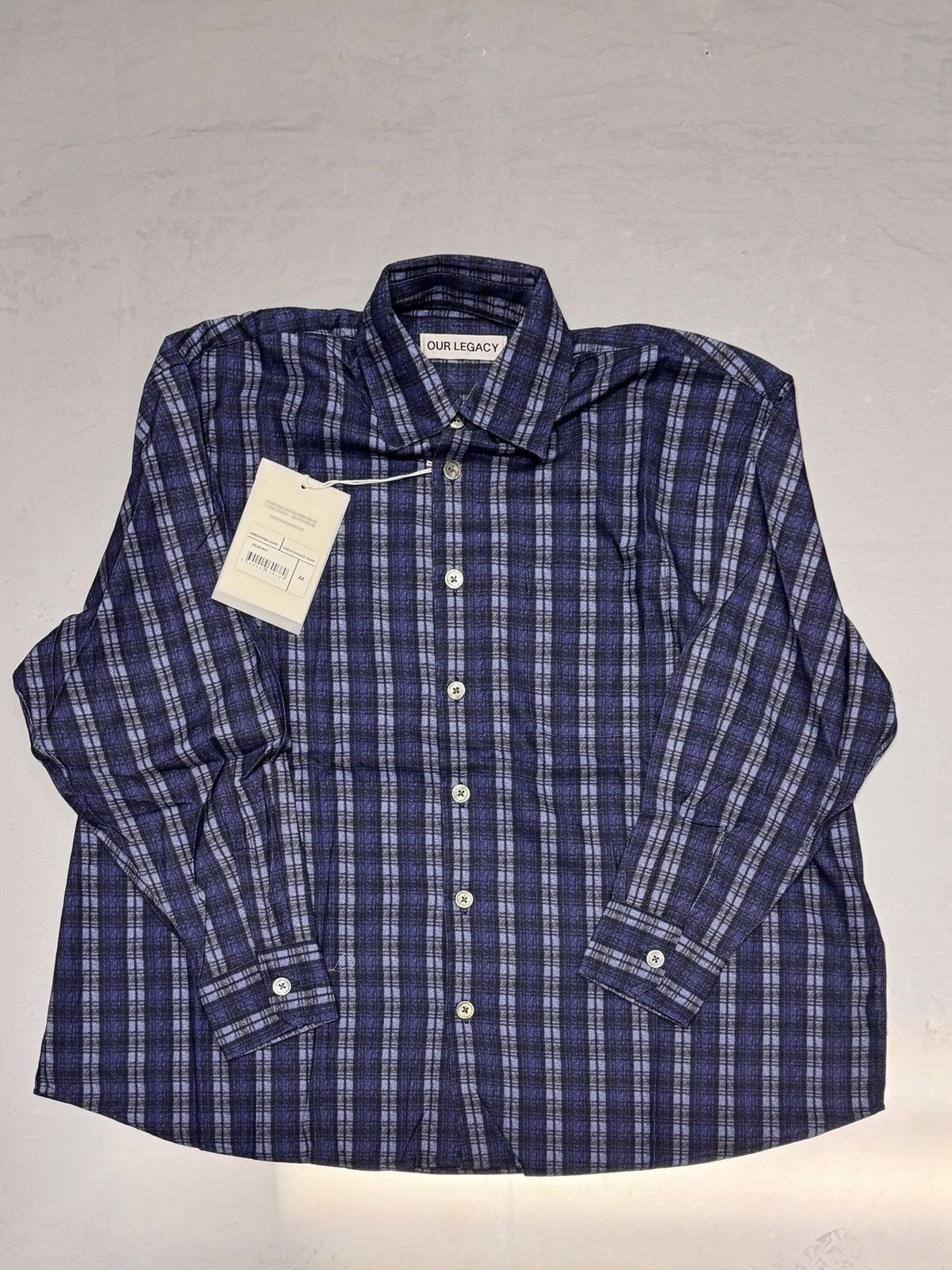 Our Legacy ABOVE SHIRT Bazaar Check Breeze Weave | Grailed