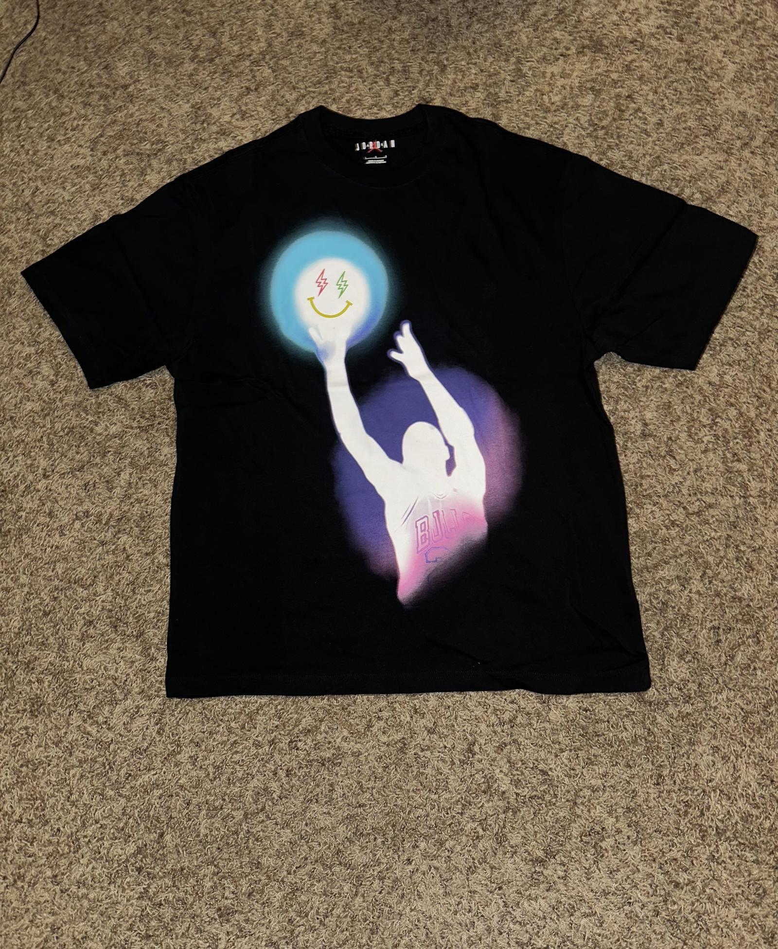 Jordan Brand Air Jordan Men's J Balvin Graphic Black T-Shirt Size US L / EU 52-54 / 3 - 1 Thumbnail