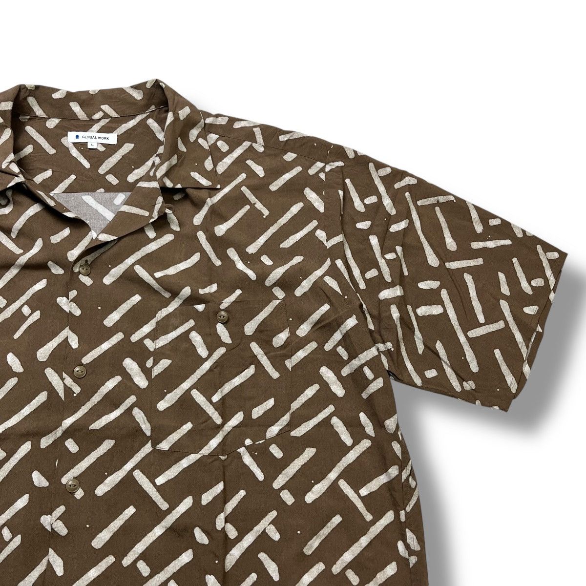 Japanese Brand Global work loop collar shirt Size US L / EU 52-54 / 3 - 3 Thumbnail
