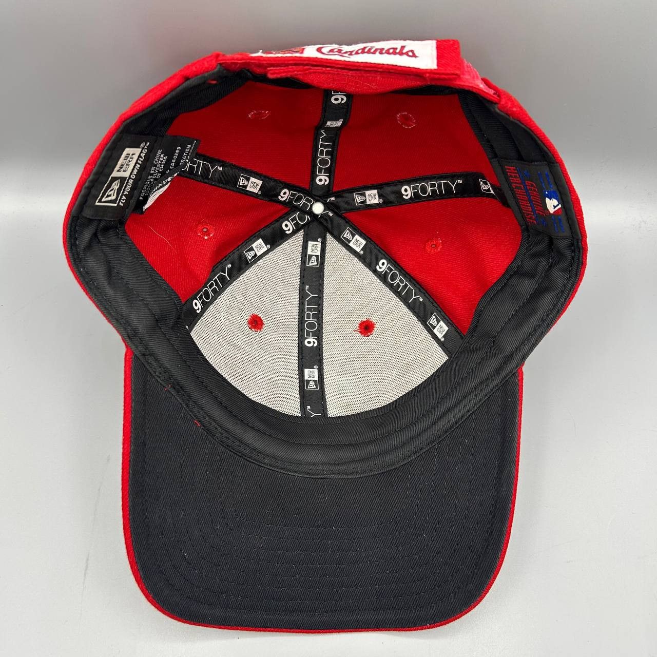 New Era St. Louis Cardinals Hat Men 9Forty New Era Strap Back Cap Size ONE SIZE - 2 Thumbnail
