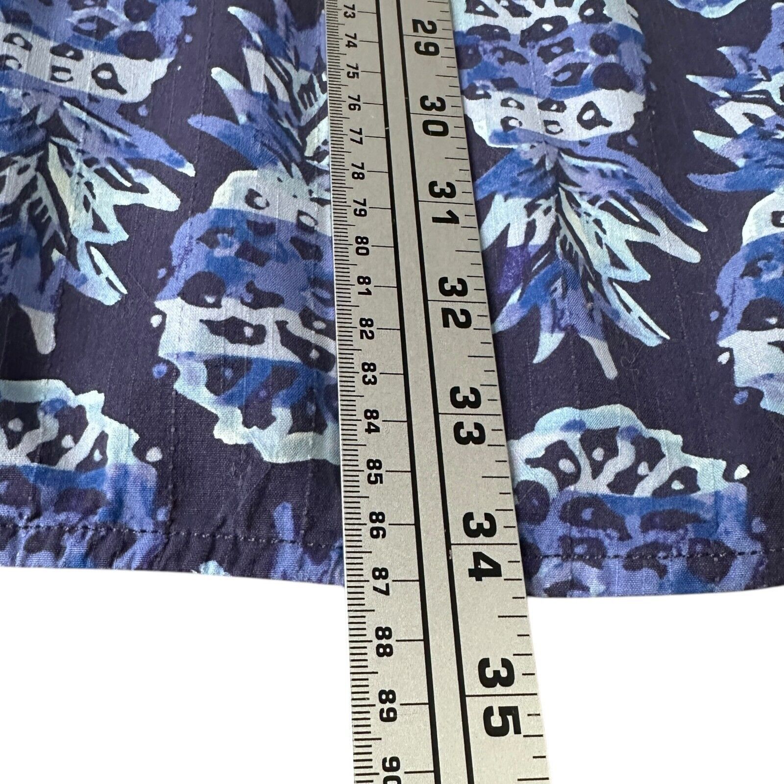 Tommy Bahama Tommy Bahama Shirt Men's 3XL Blue Pineapple Party Camp Silk Size US XXL / EU 58 / 5 - 11 Thumbnail