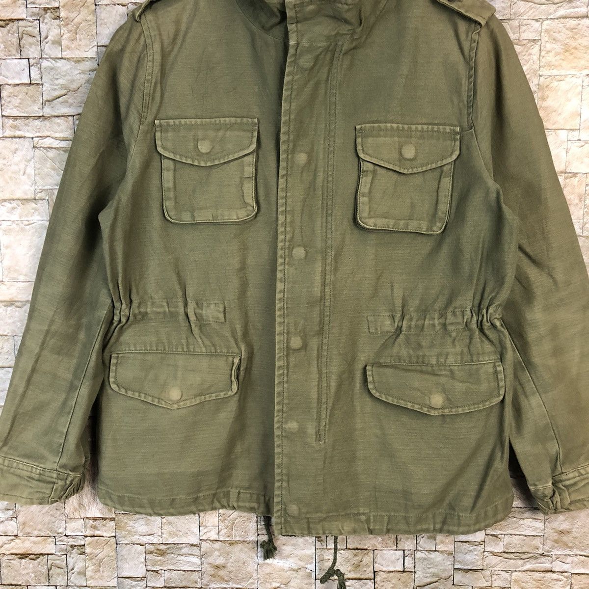 Japanese Brand 3 Can4on Green multipocket military army jacket #A533 Size US M / EU 48-50 / 2 - 3 Thumbnail