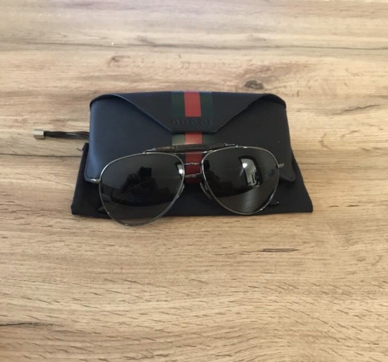 Gucci GUCCI Bamboo Aviator Sunglasses GG2235 tom ford runway Demna Size ONE SIZE - 7 Thumbnail