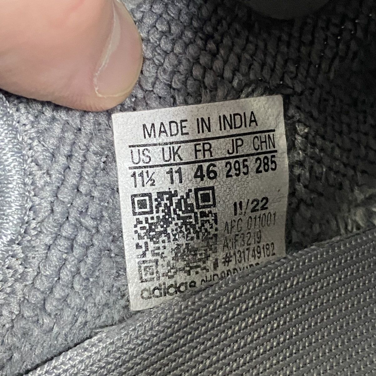 Adidas Adidas Yeezy Boost 350 V2 Steel Grey Sneakers Size US 11.5 / EU 44-45 - 11 Thumbnail
