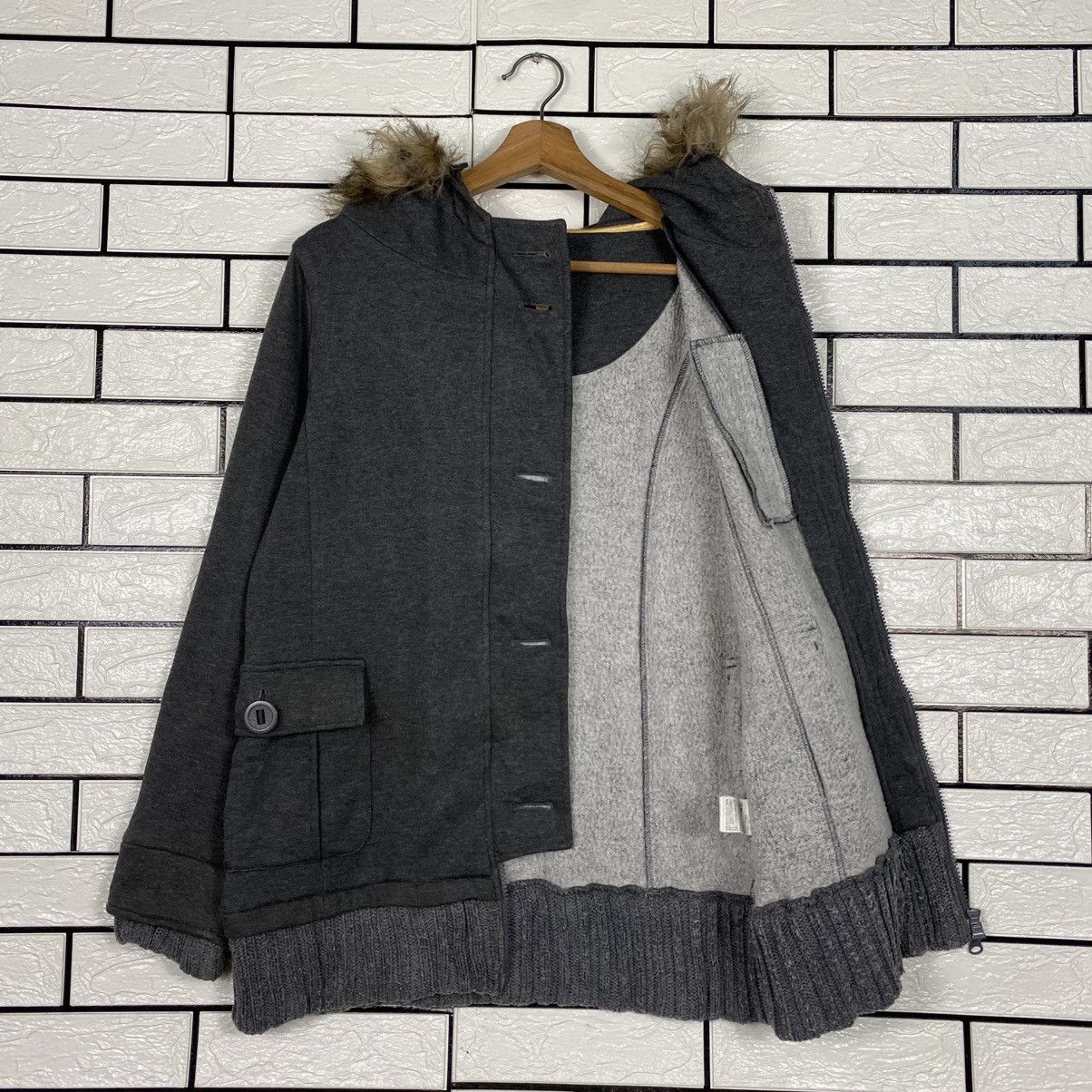 Japanese Brand 📌Biker Jacket Von Dutch Mink Fur Hoodie Blanket Size US M / EU 48-50 / 2 - 13 Thumbnail