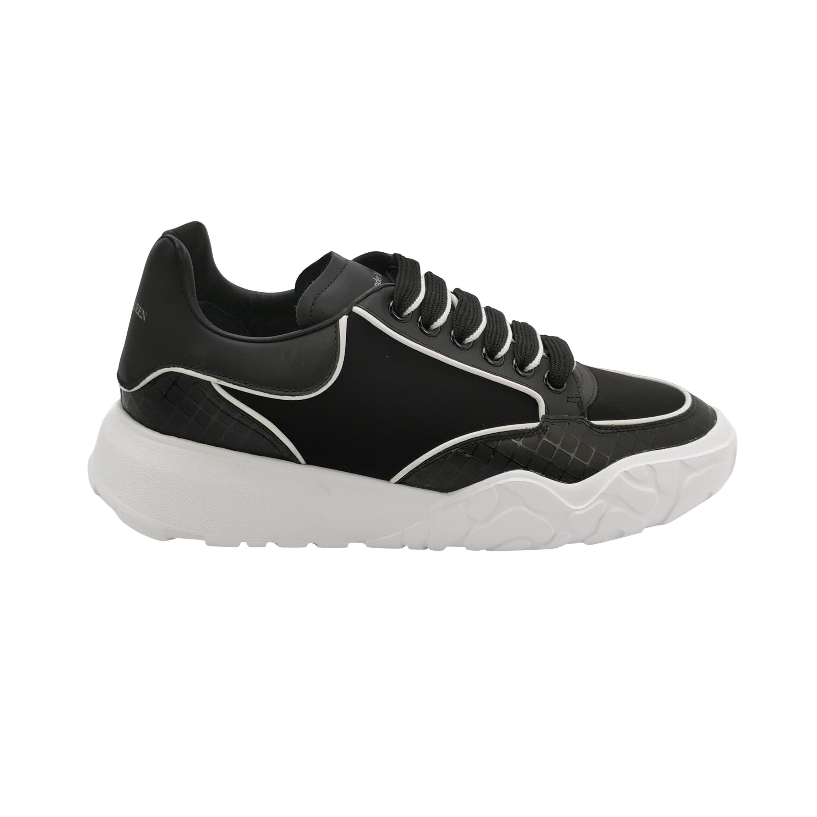 Alexander McQueen Alexander McQueen Leather Colorblock Sneakers 41 Size US 8 / EU 41 - 1 Thumbnail